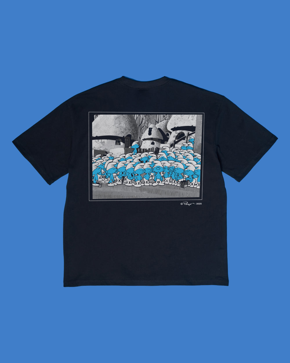 The Original Smurf Oversized Tee Offical Smurfs x Threadheads Online