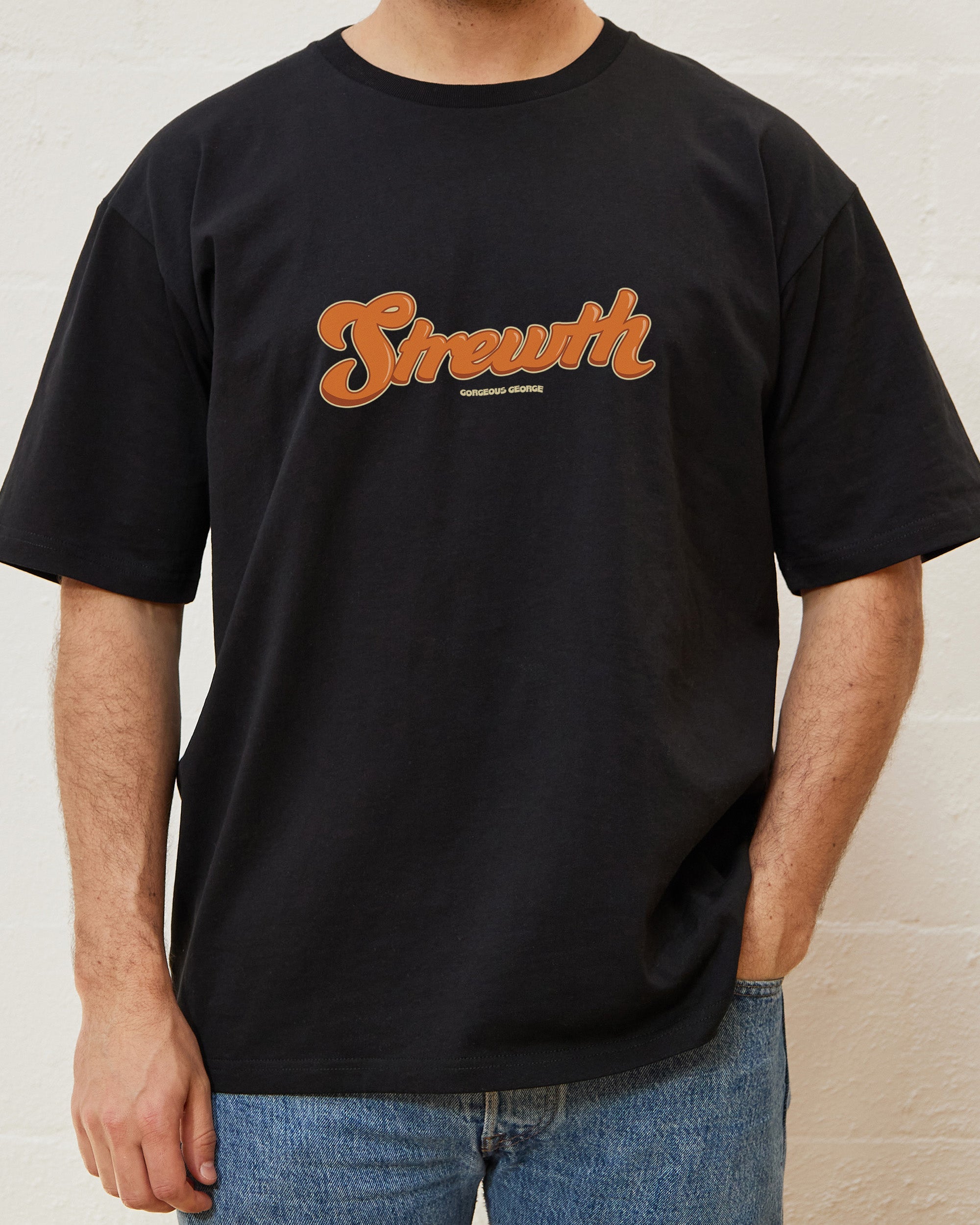 Strewth T-Shirt Australia Online Black
