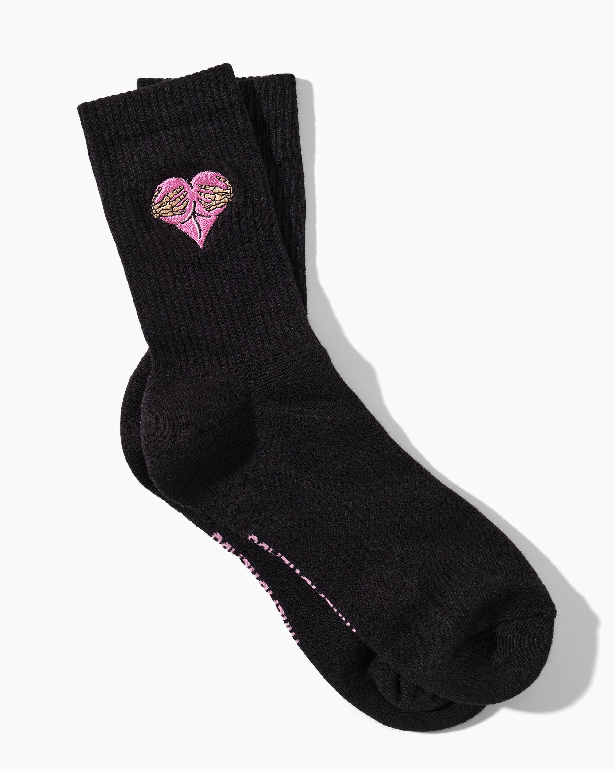 Skeleton Hearts Socks