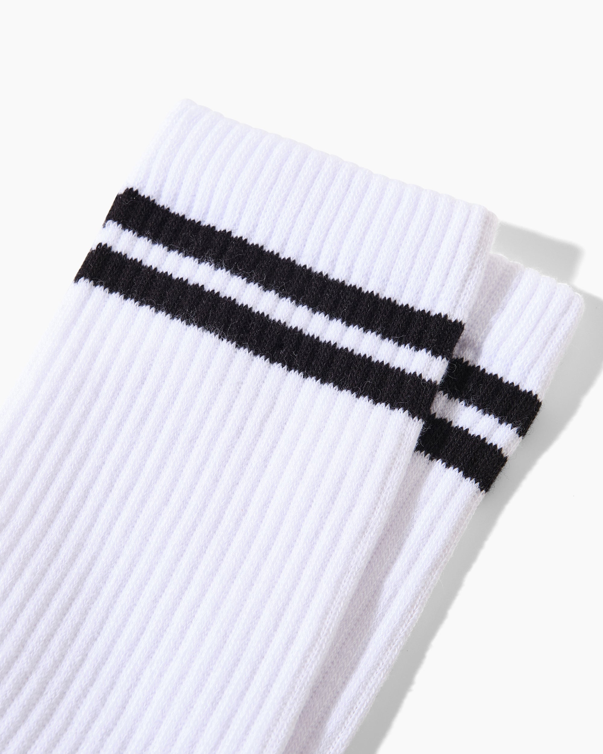 Plain Collegiate Striped Socks