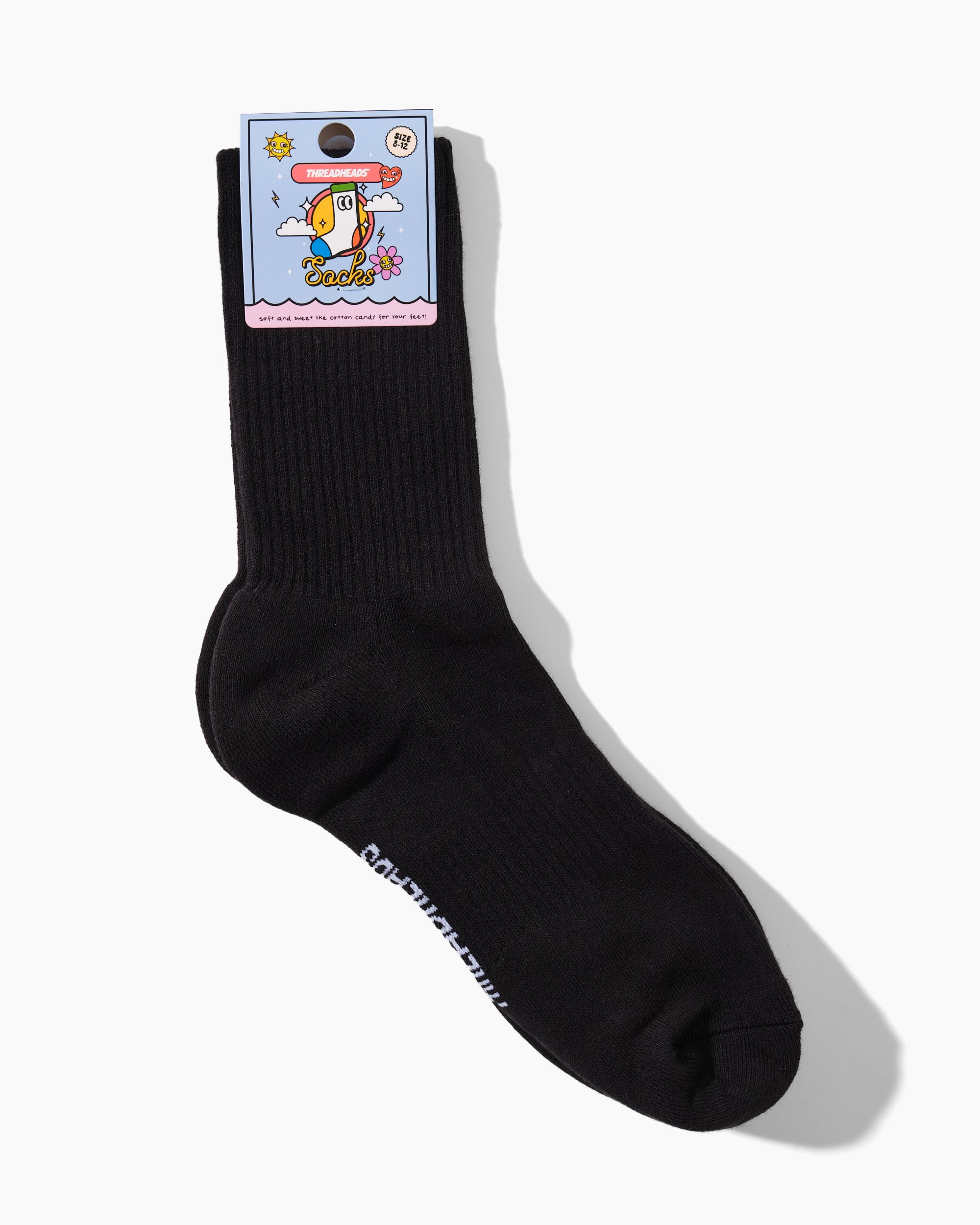 Plain Black Socks