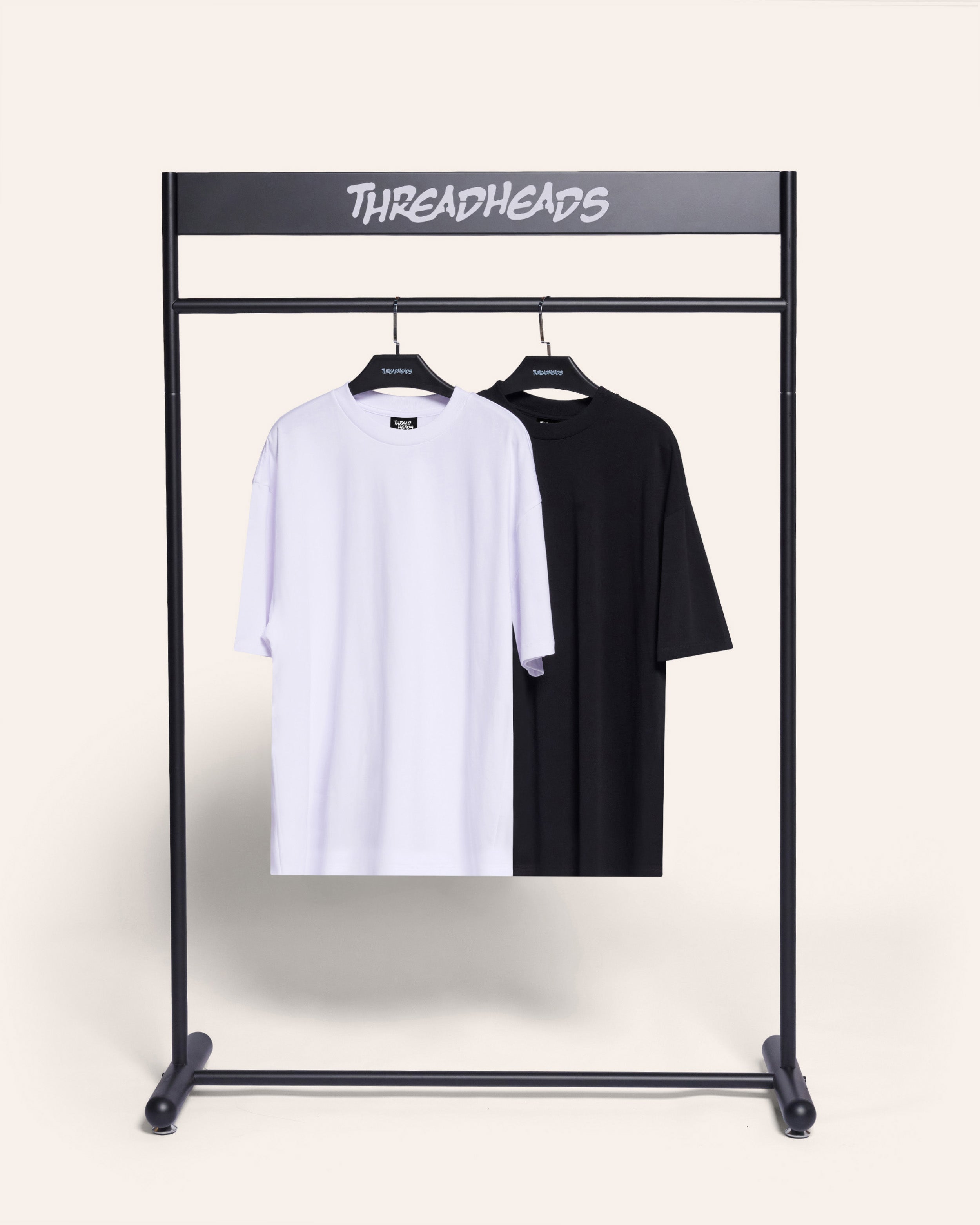 Oversized Tee 2-Pack: Black, White