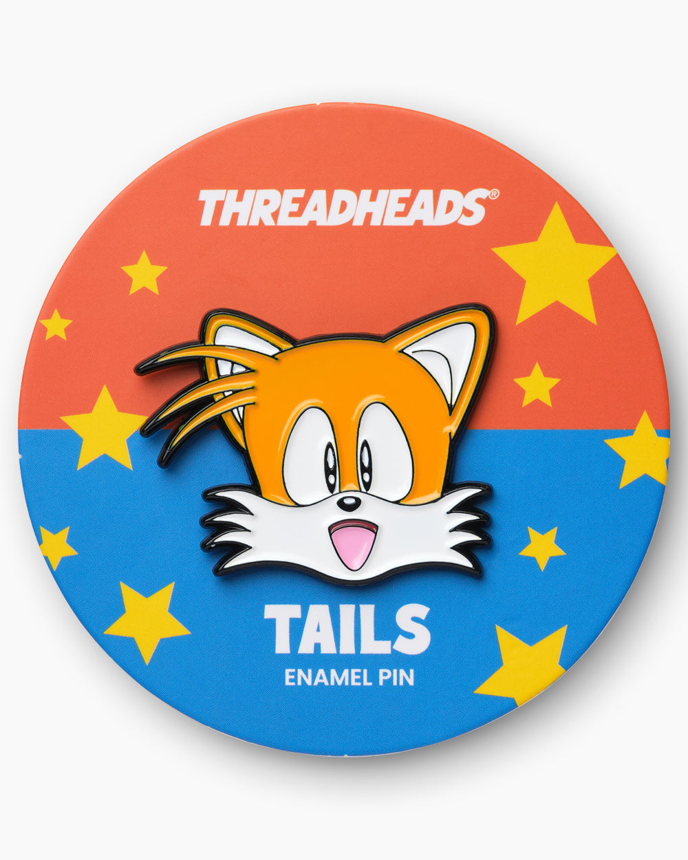 Tails Face Enamel Pin | Threadheads Exclusive