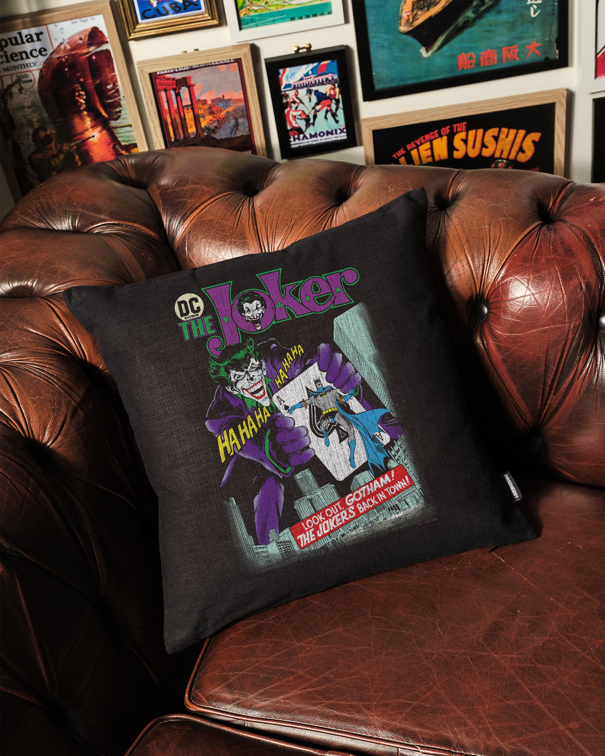 Jokers Back In Town Cushion Australia Online