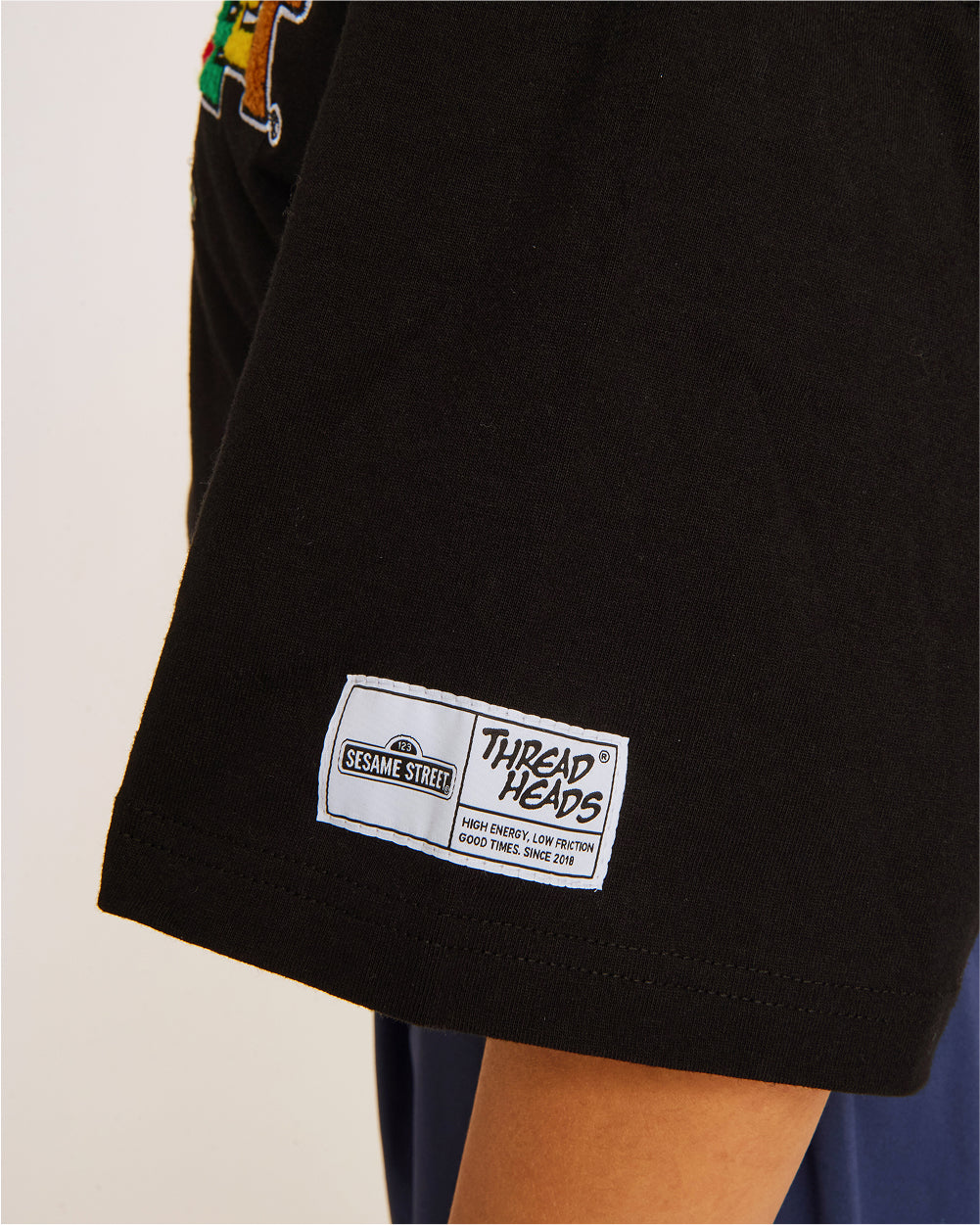 Tokyo Bin Party Black Oversized Tee