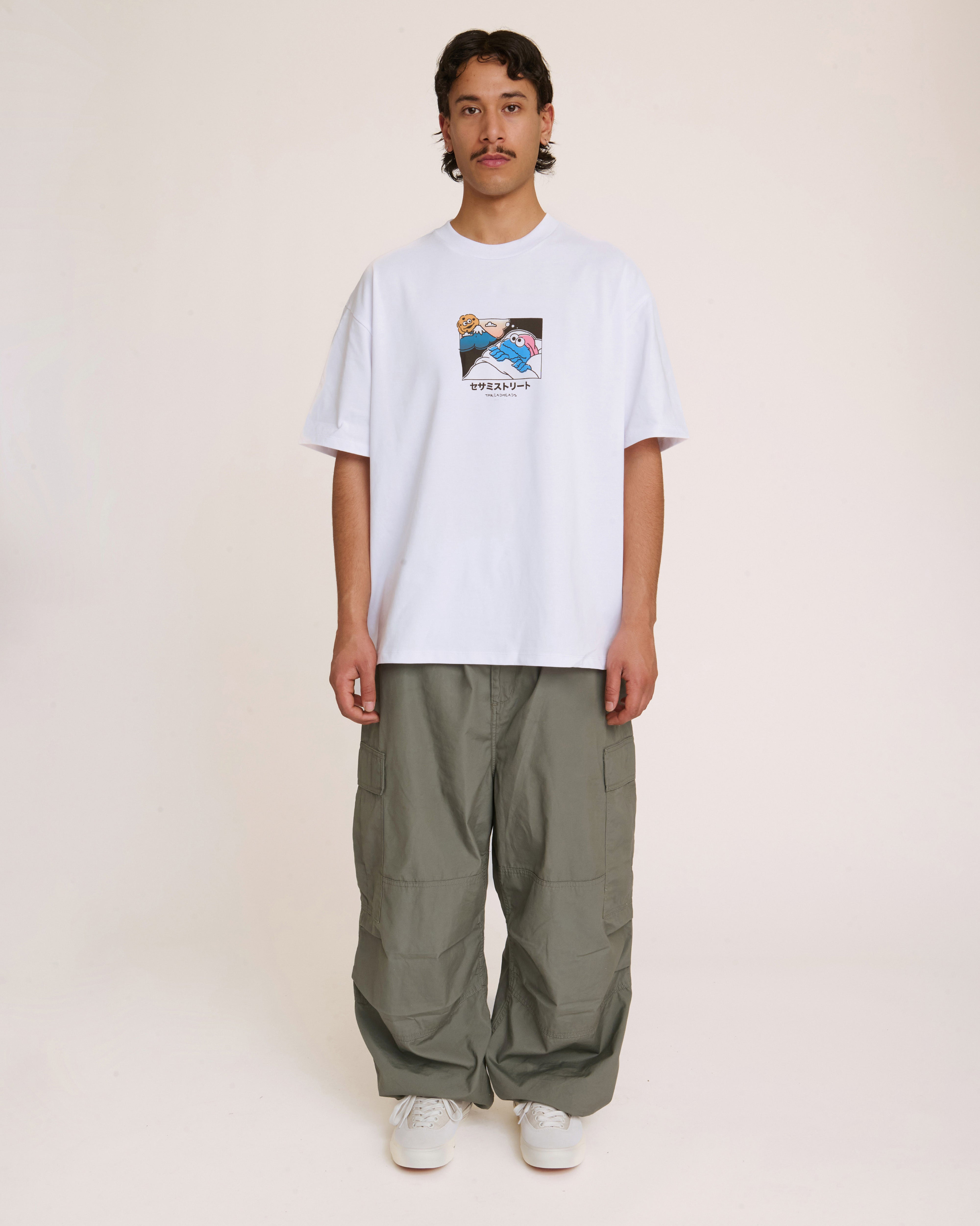 Cookie Monster Fuji Dreaming Oversized Tee | Official Sesame