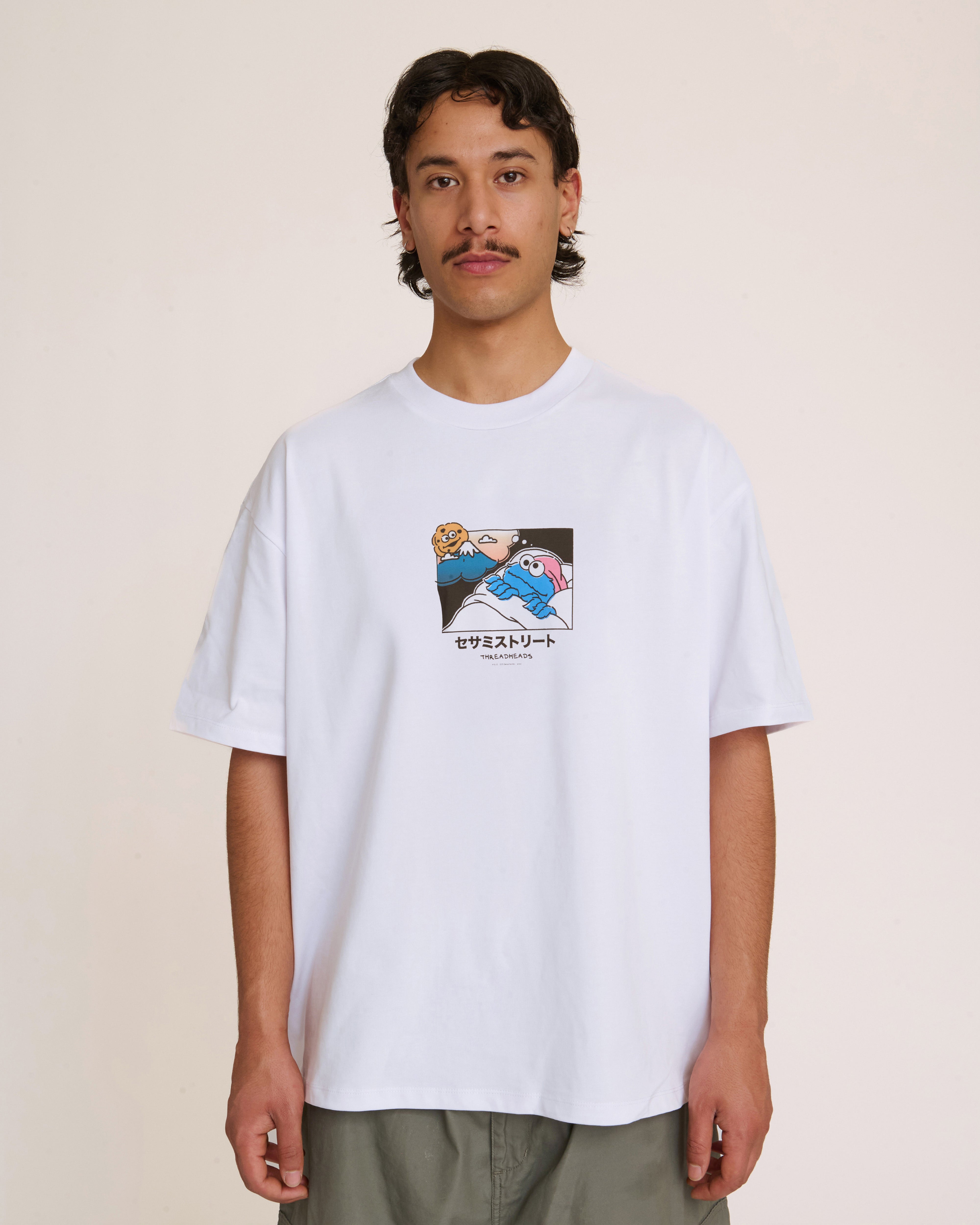 Cookie Monster Fuji Dreaming Oversized Tee