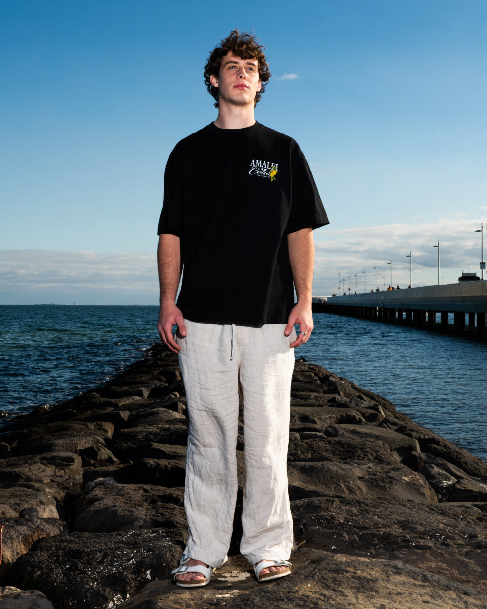 Amalfi Coast Oversized Tee Online Australia