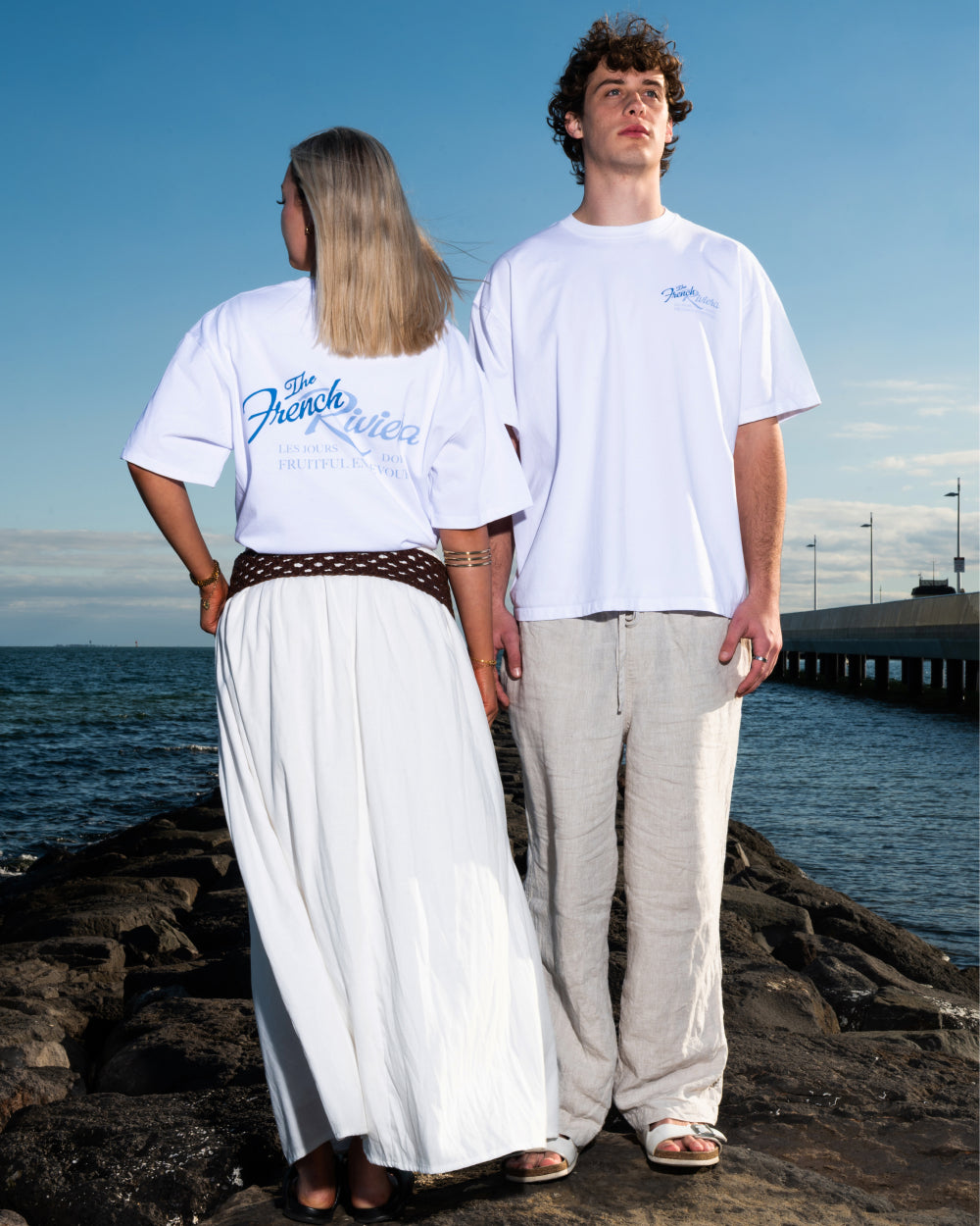 French Riviera Oversized Tee