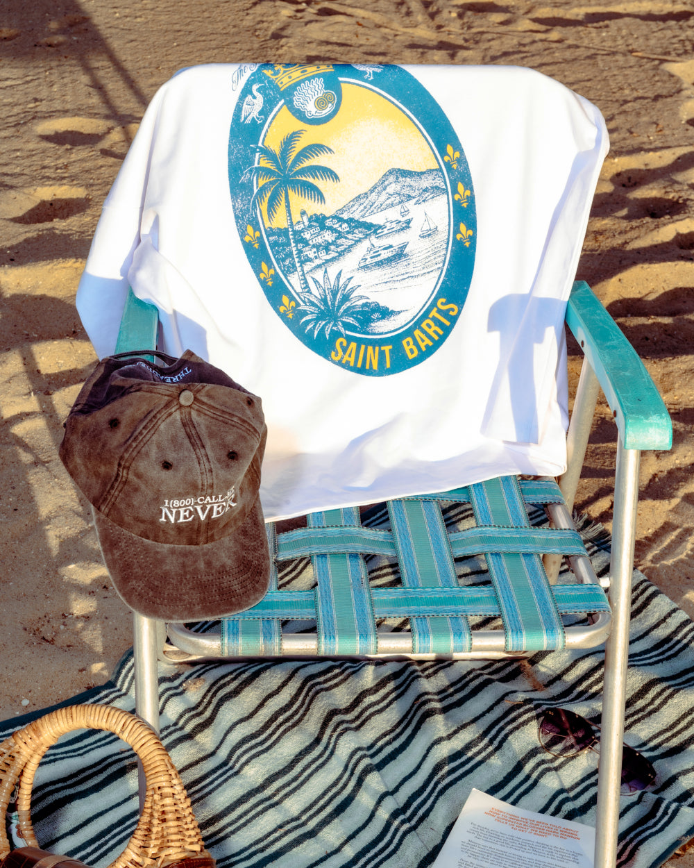 Saint Barts Scene Oversized Tee