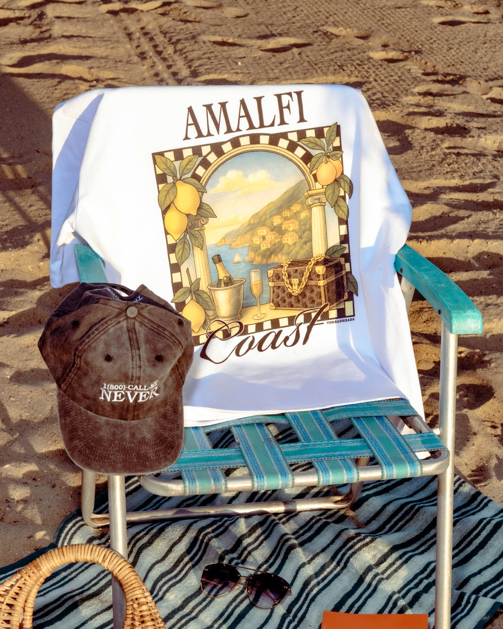 Amalfi Coast Oversized Tee Online Australia