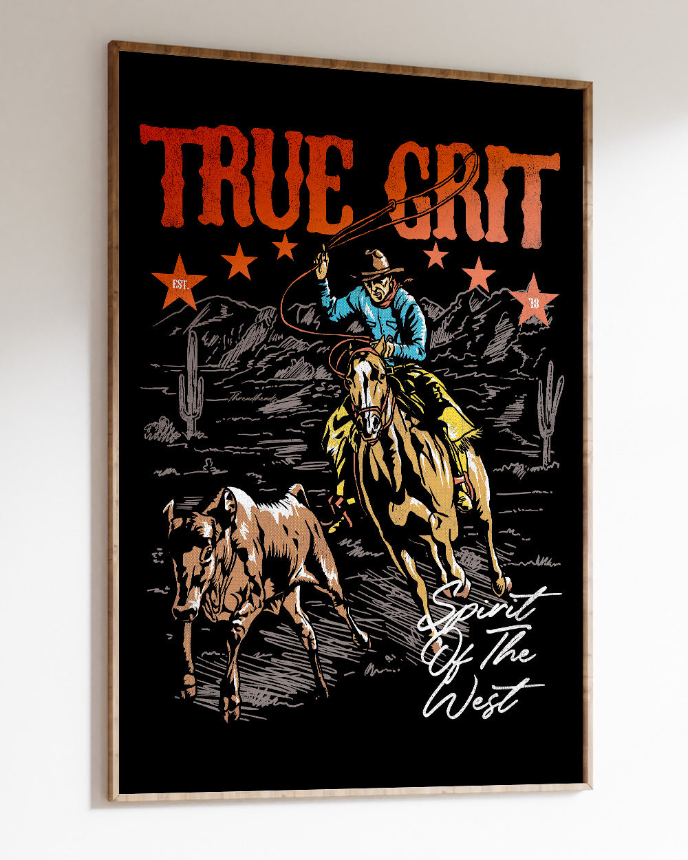 True Grit Art Print