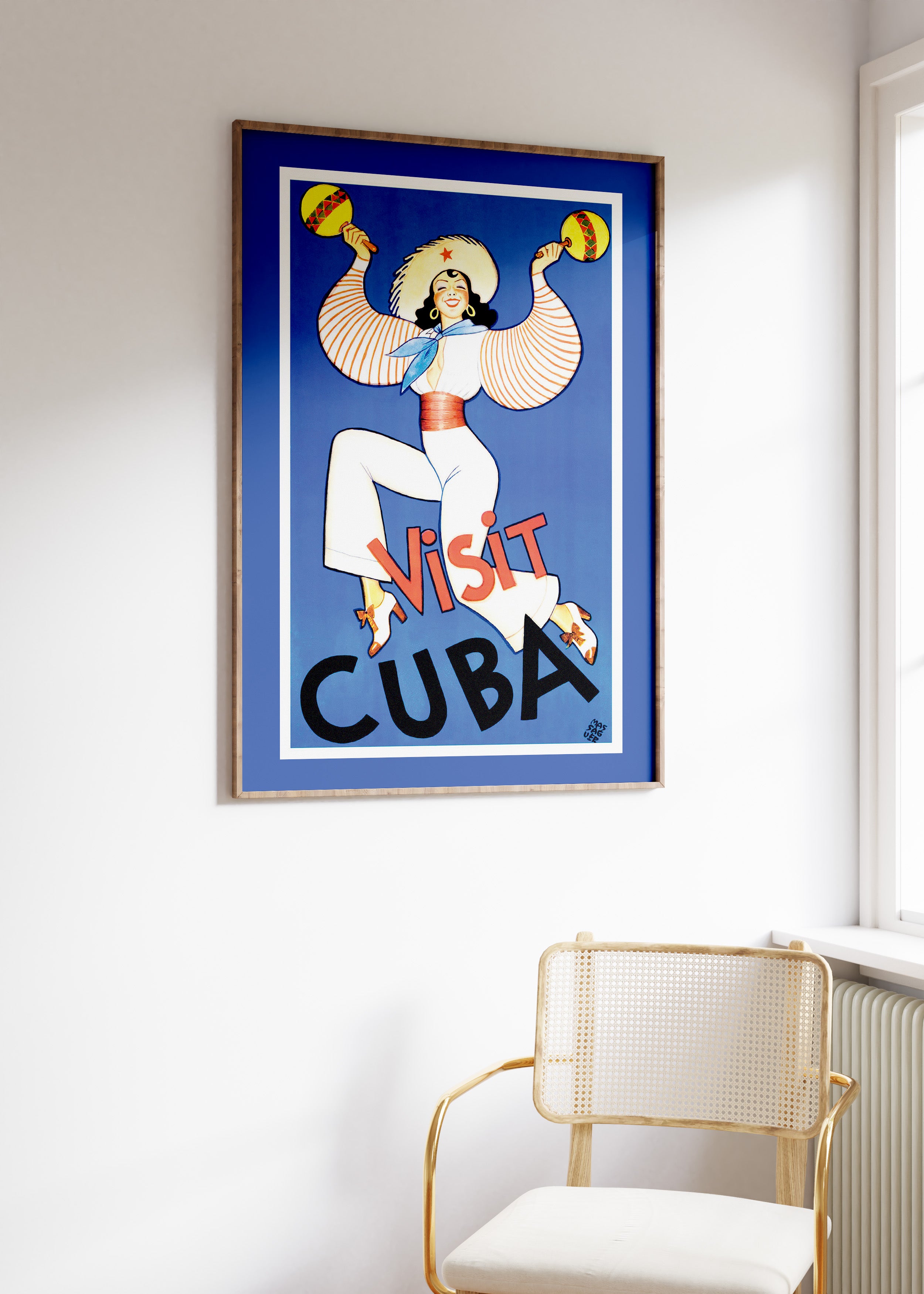 Visit Cuba Art Print Australia Online