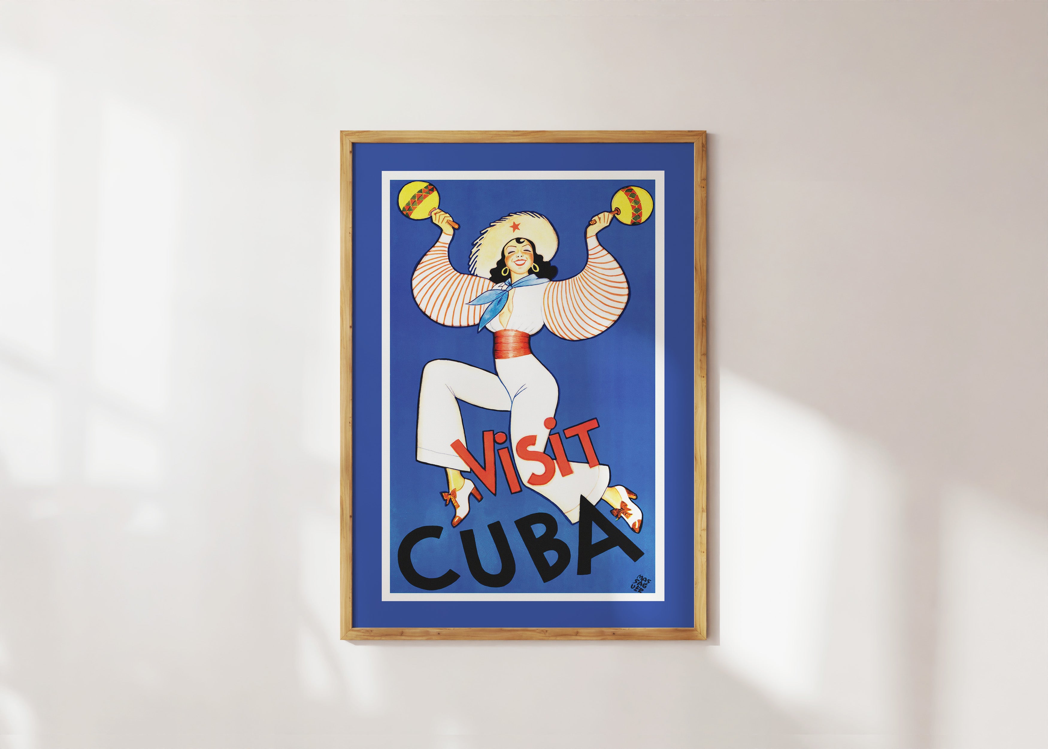 Visit Cuba Art Print Australia Online