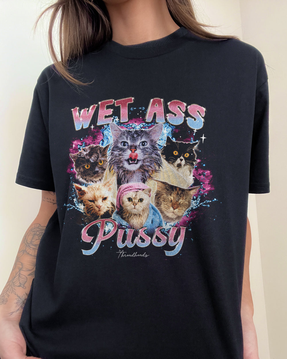 WAP Cat T-Shirt Australia Online Black