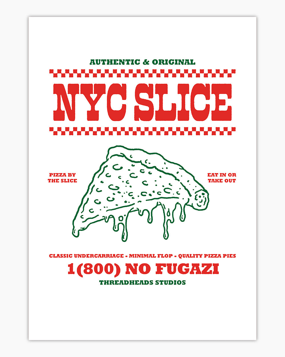 NYC Slice Art Print Threadheads Australia Online