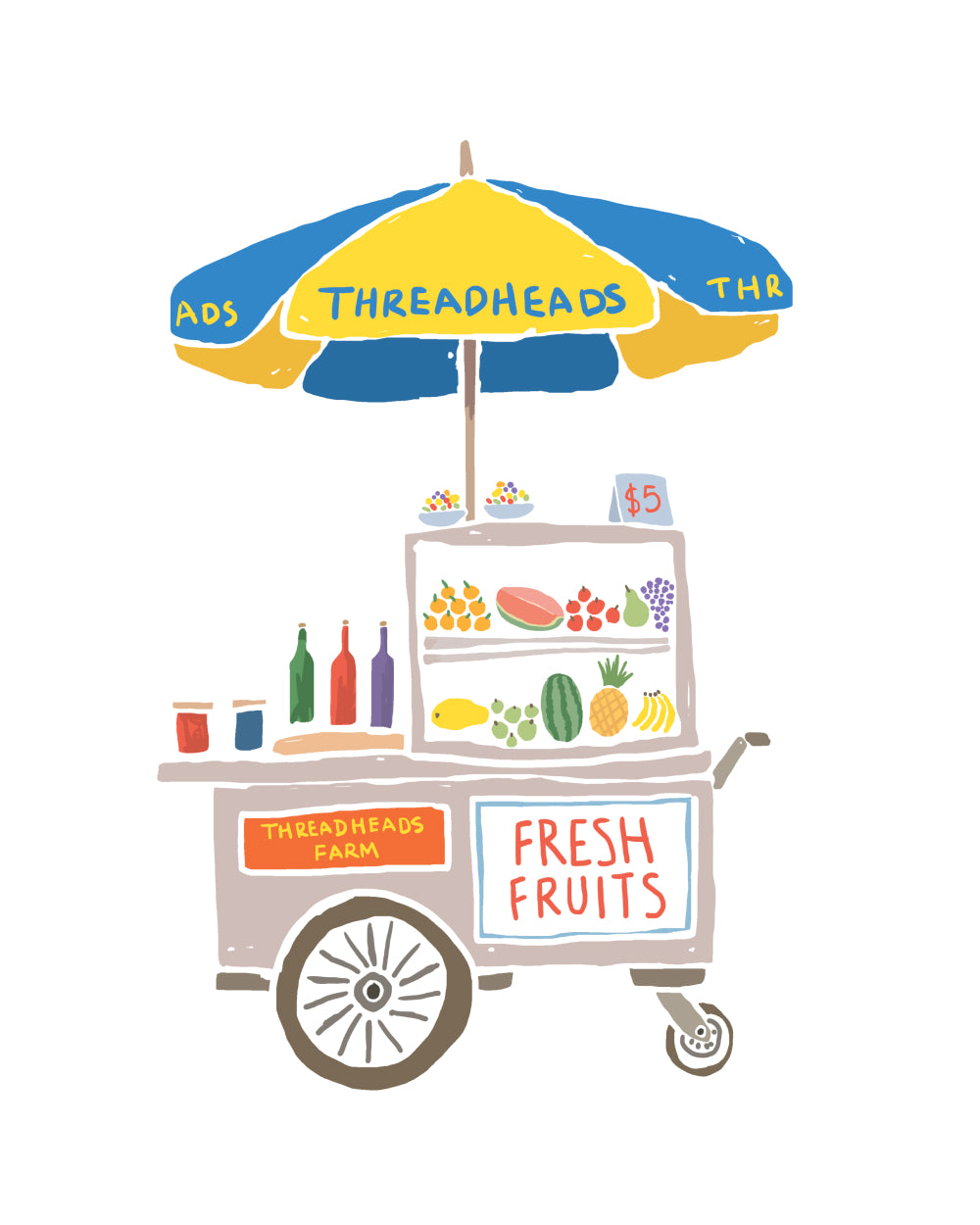 Fresh Fruits Art Print