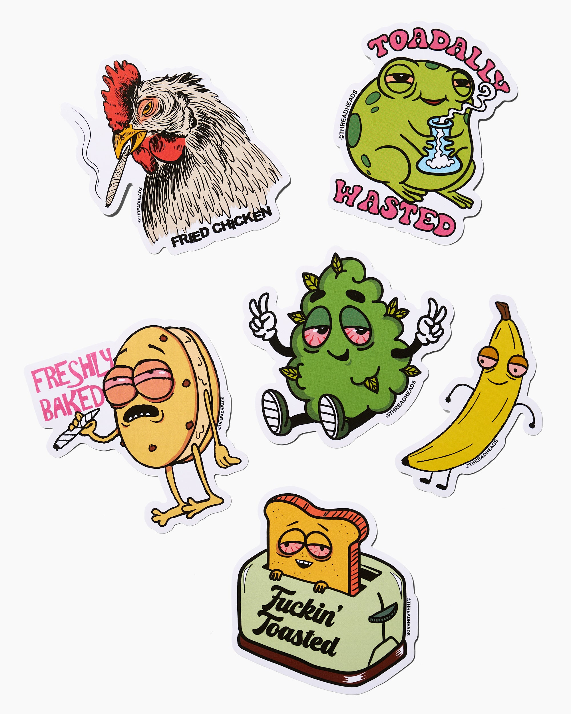 The Wasted Sticker Pack
