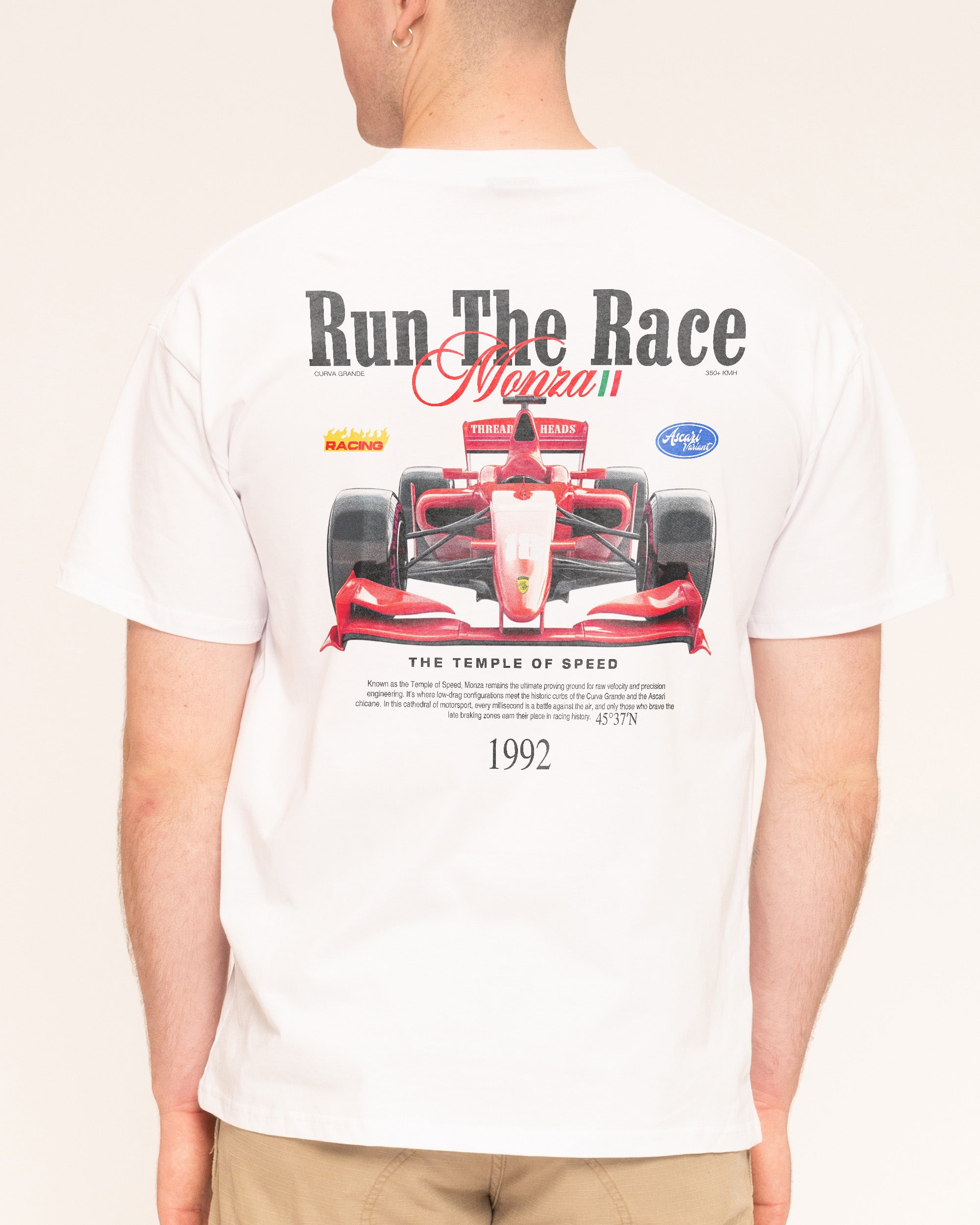 Run the Race White T-Shirt