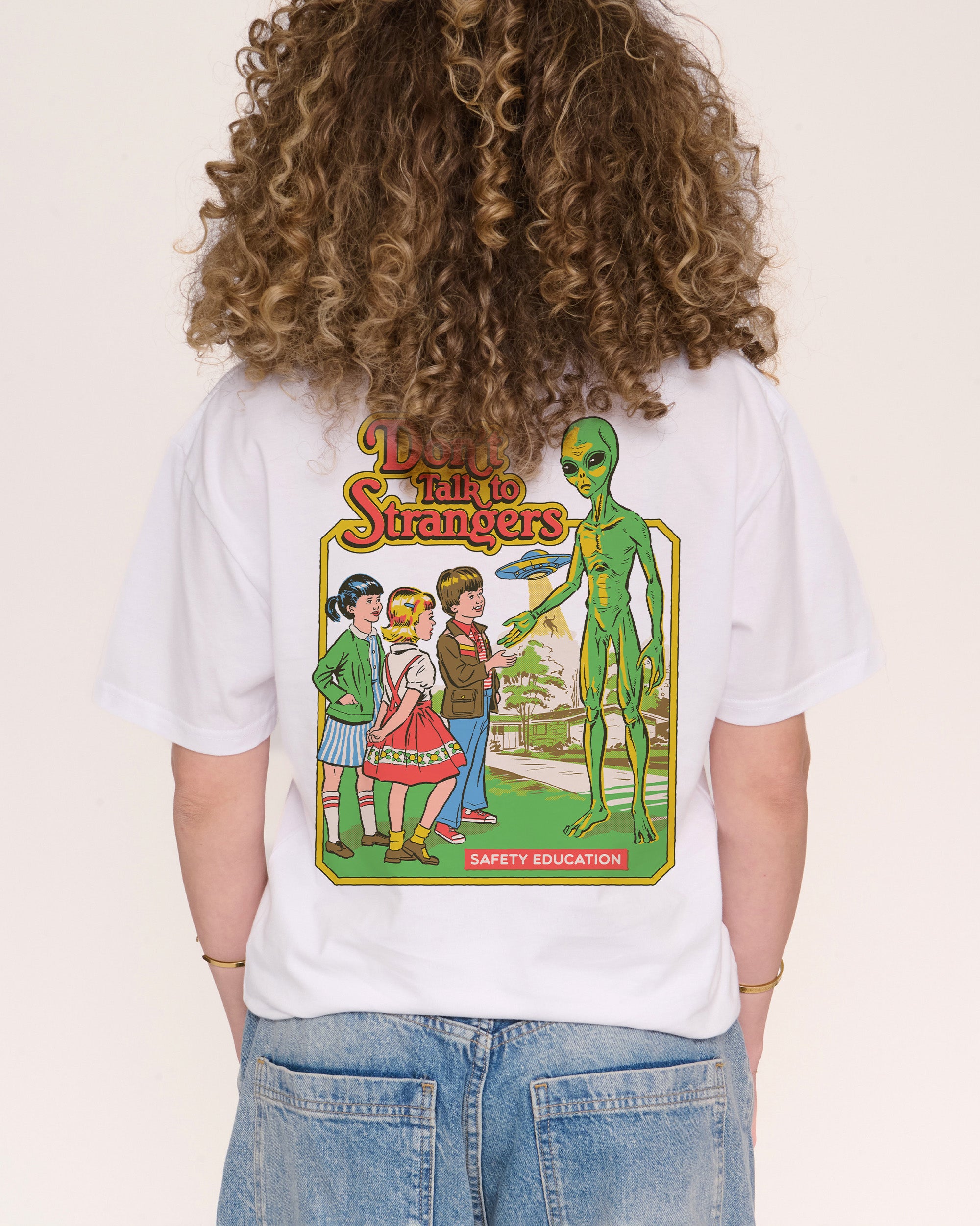 Don't Talk to Strangers Front and Back T-Shirt