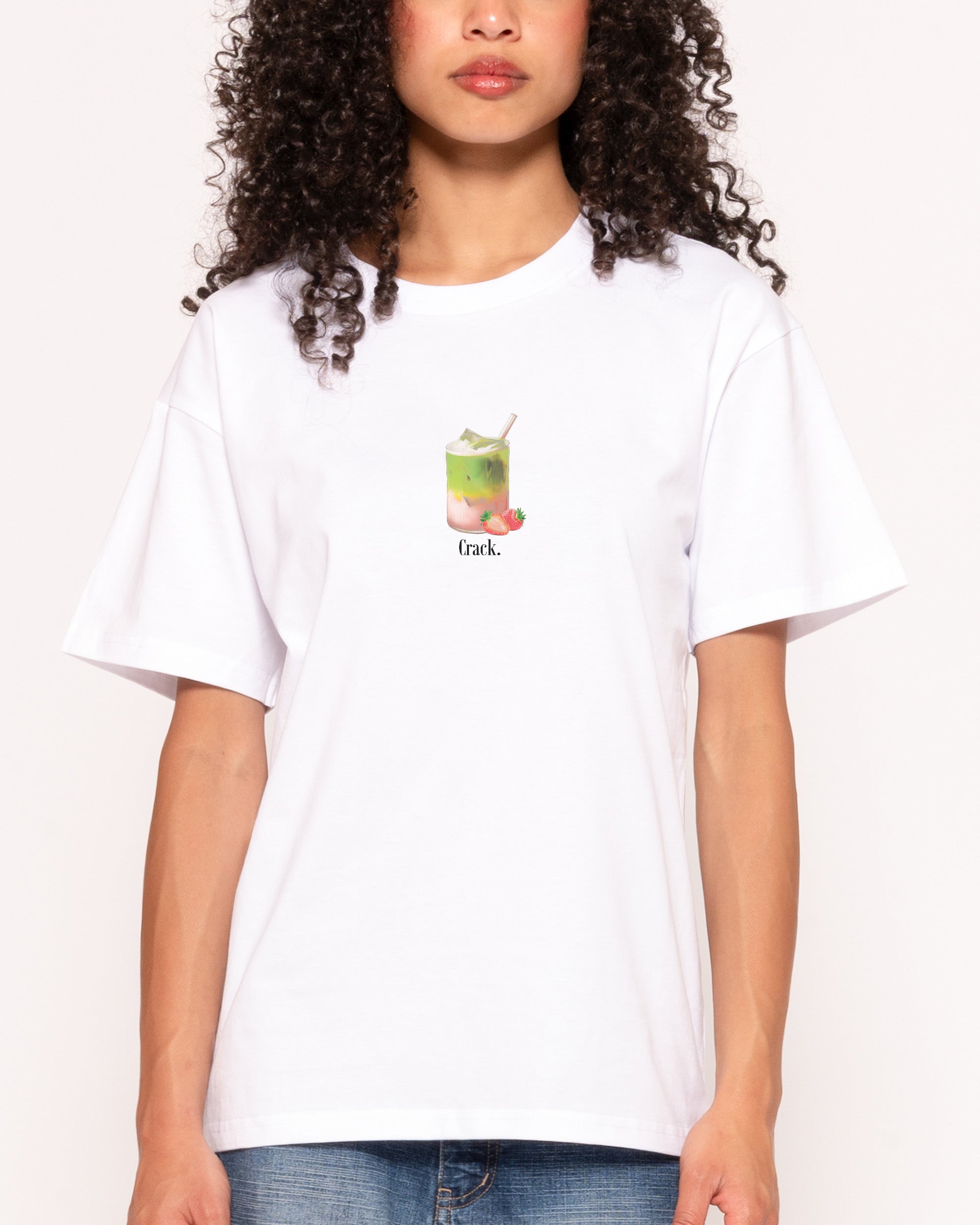 Matcha Crack White T-Shirt