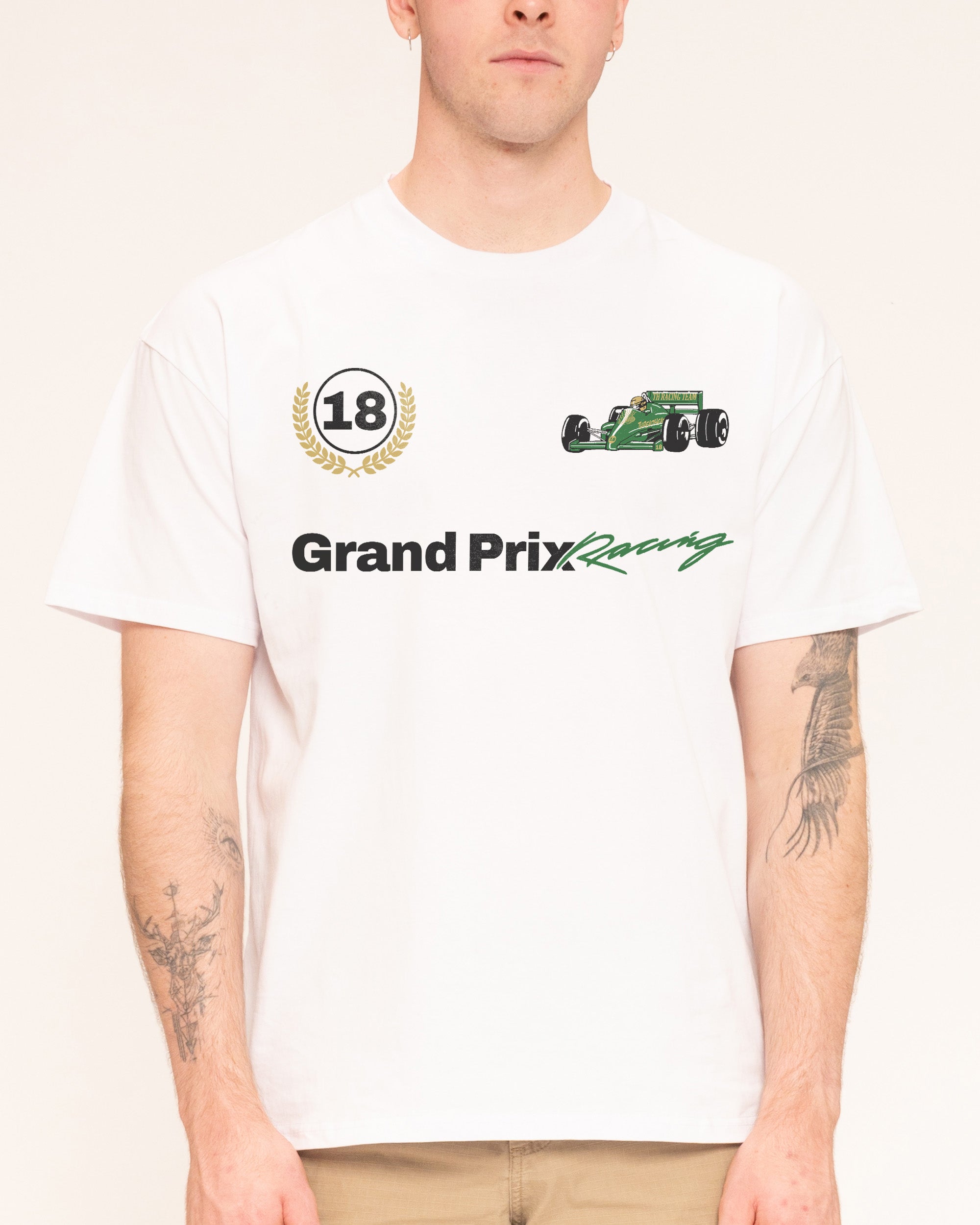 Grand Prix Racing White T-Shirt