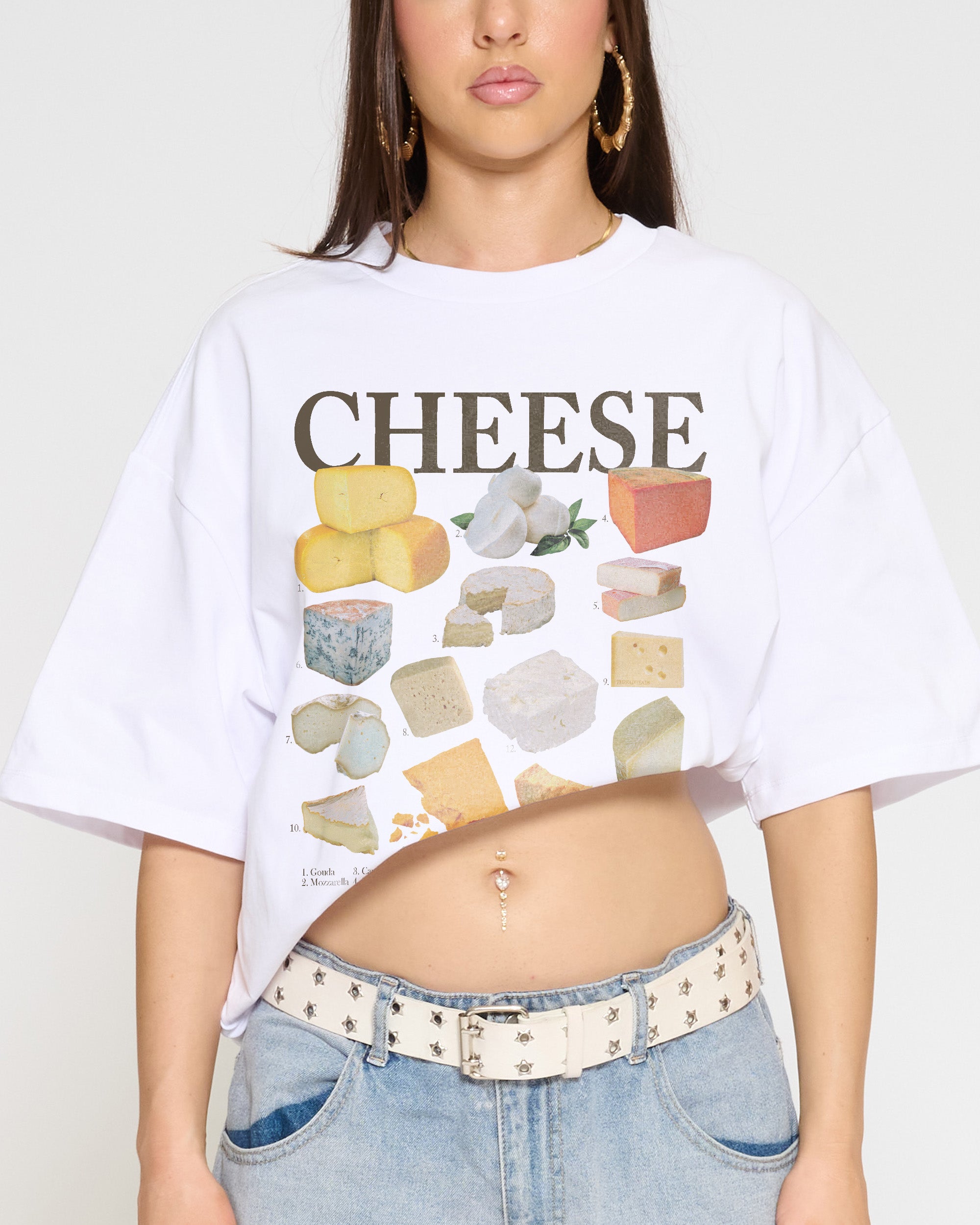 Cheese Homage Oversized Tee
