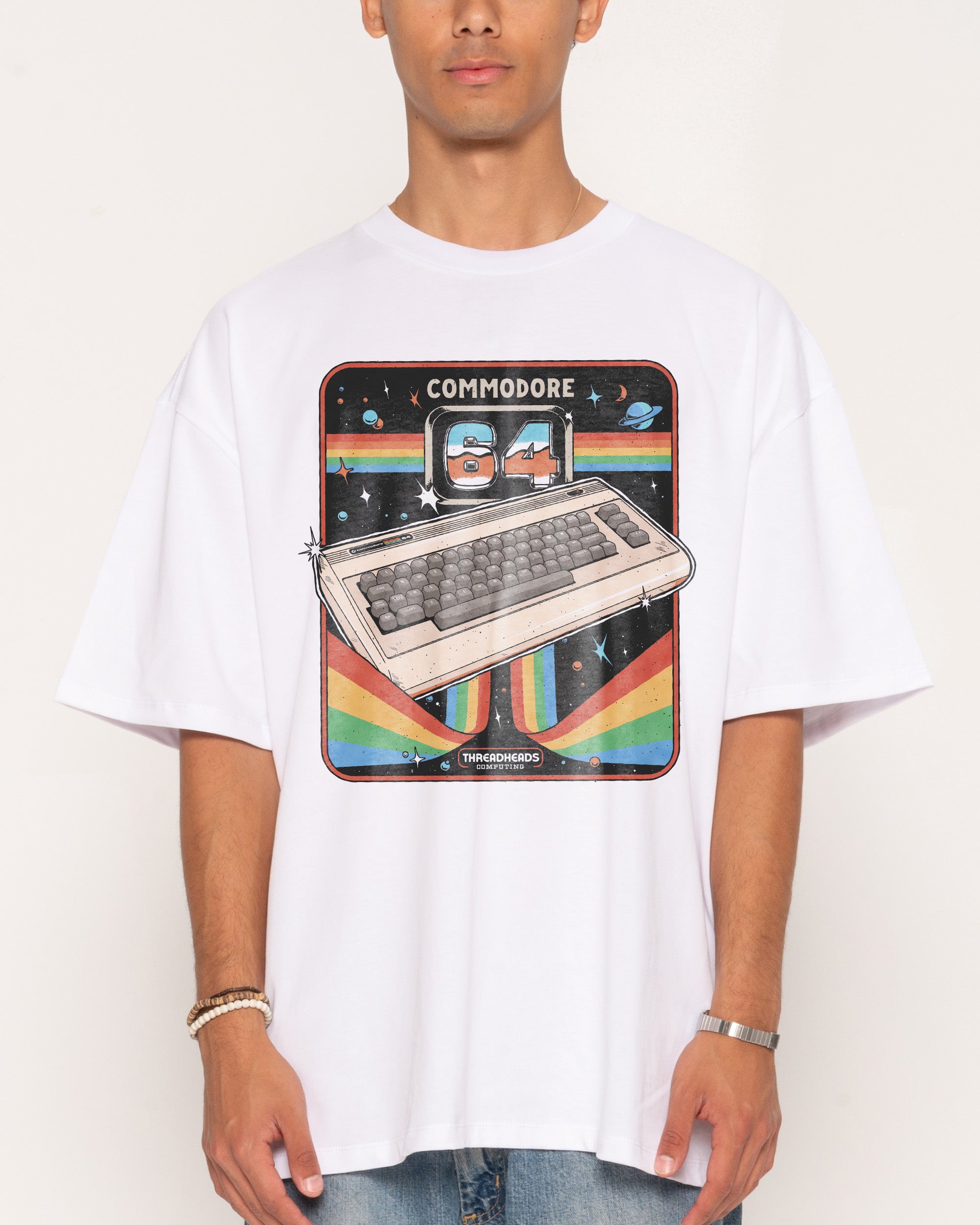 Commodore 64 Advanced Home Computer Oversized Tee