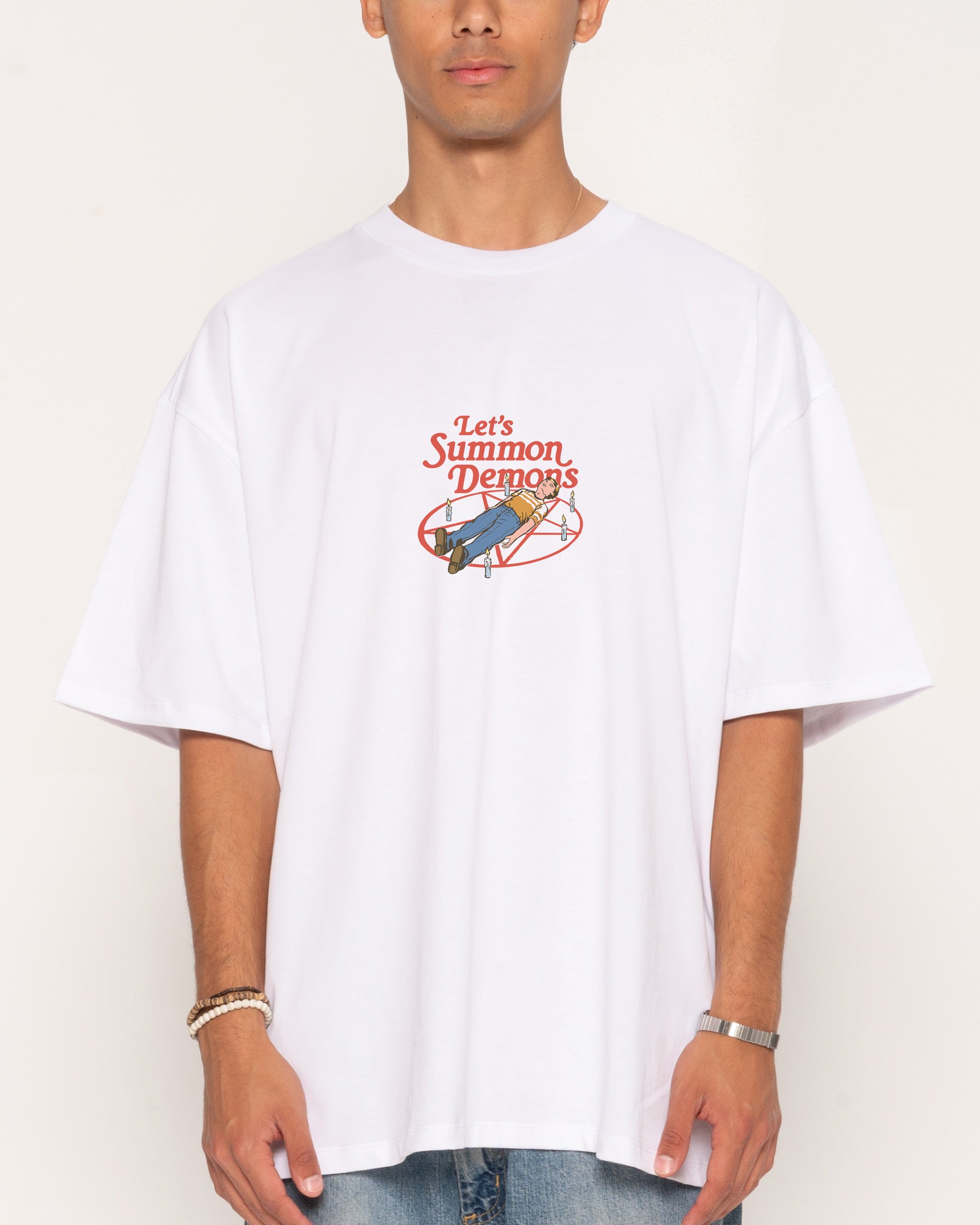 Let's Summon Demons Front and Back T-Shirt