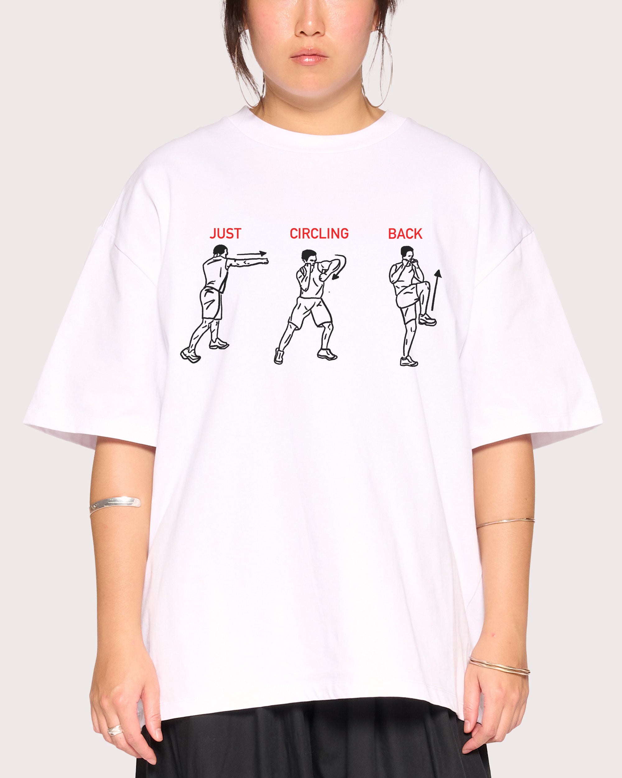 Just Circling Back Oversized Tee