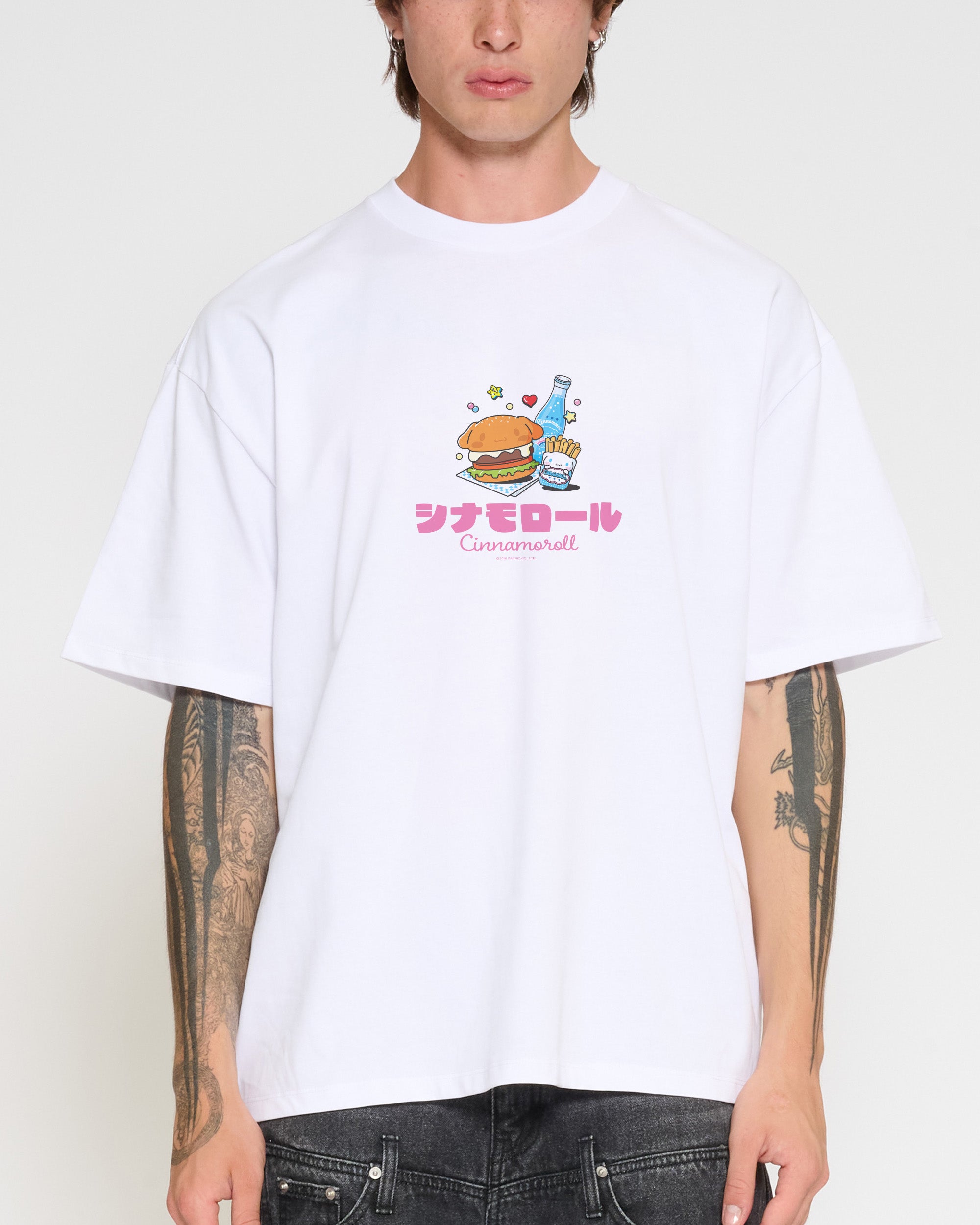 Cinnamoroll Kawaii Oversized Tee Official Hello Kitty and Friends collab Threadheads