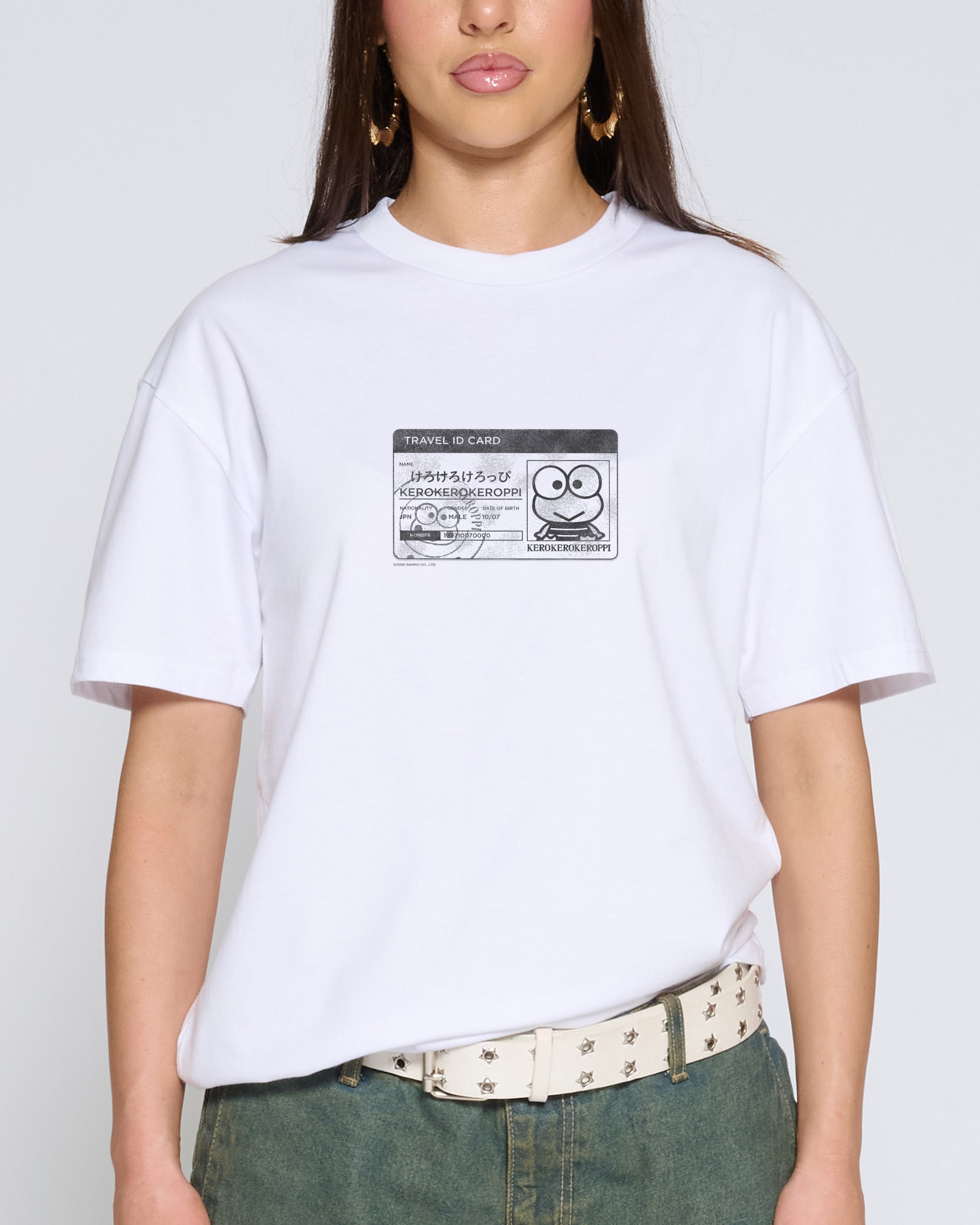 Keroppi ID T-Shirt Official Hello Kitty and Friends collab Threadheads