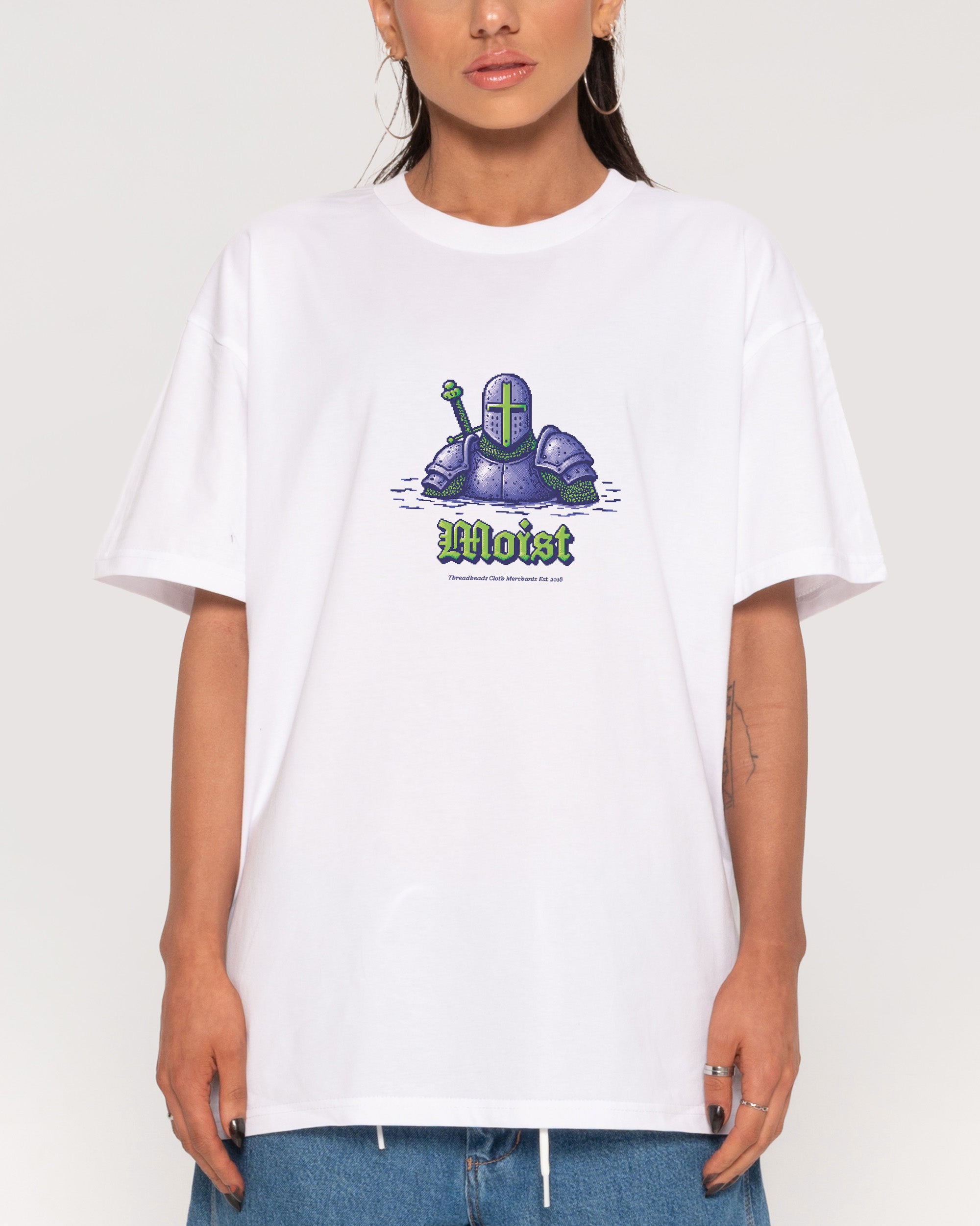 Moist Knight White T-Shirt