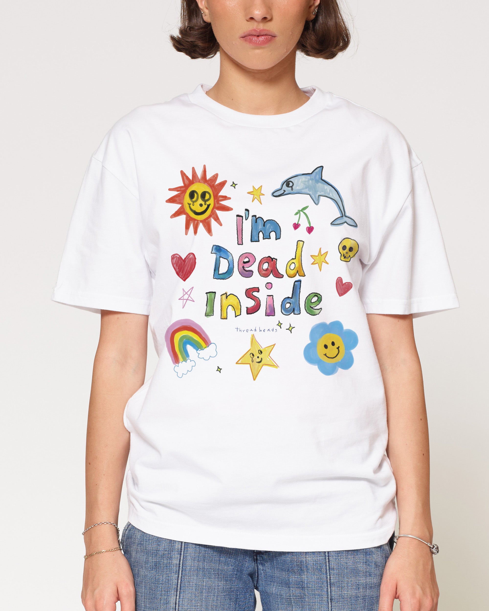 I’m Dead Inside White T-Shirt