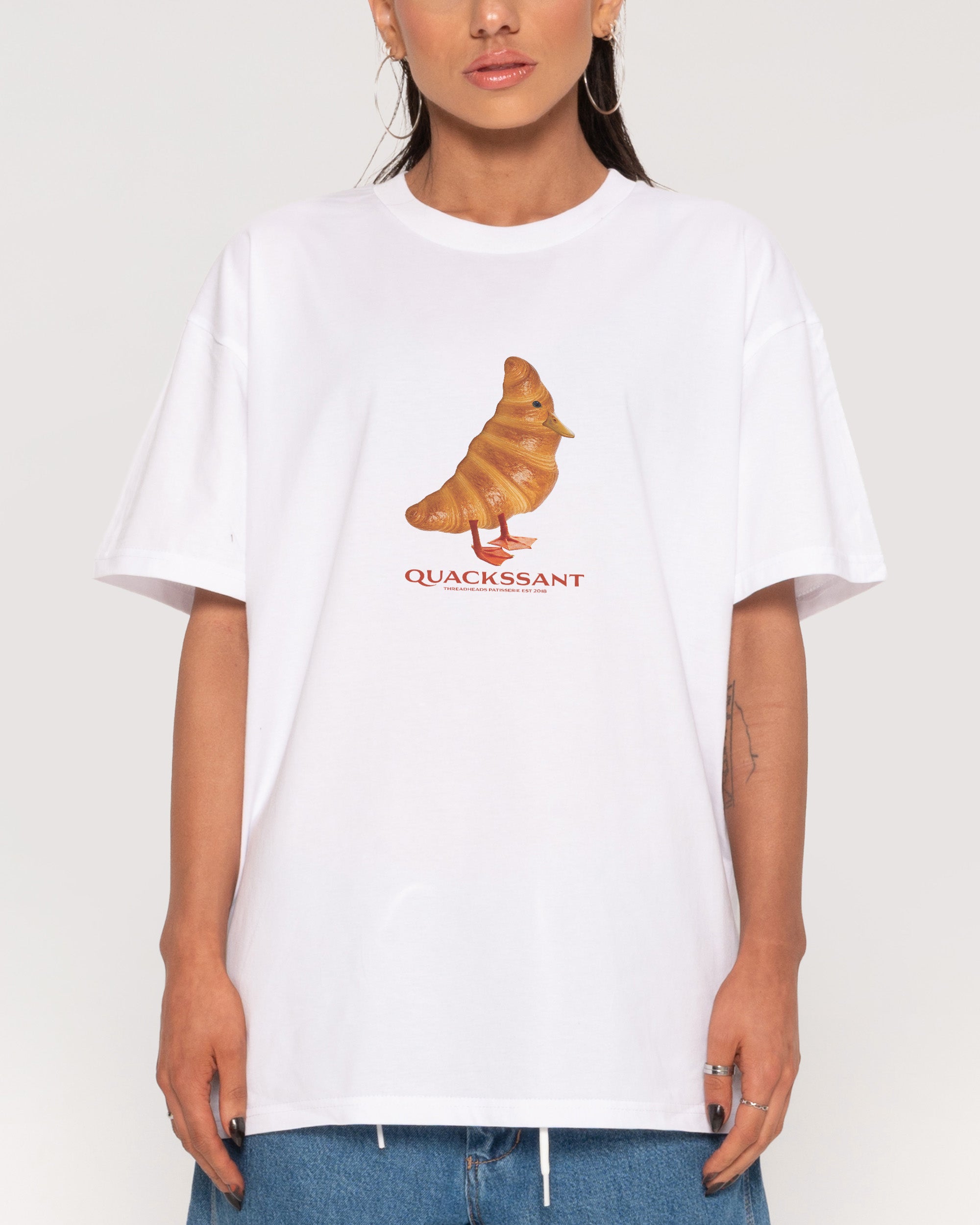 Quackssant White T-Shirt