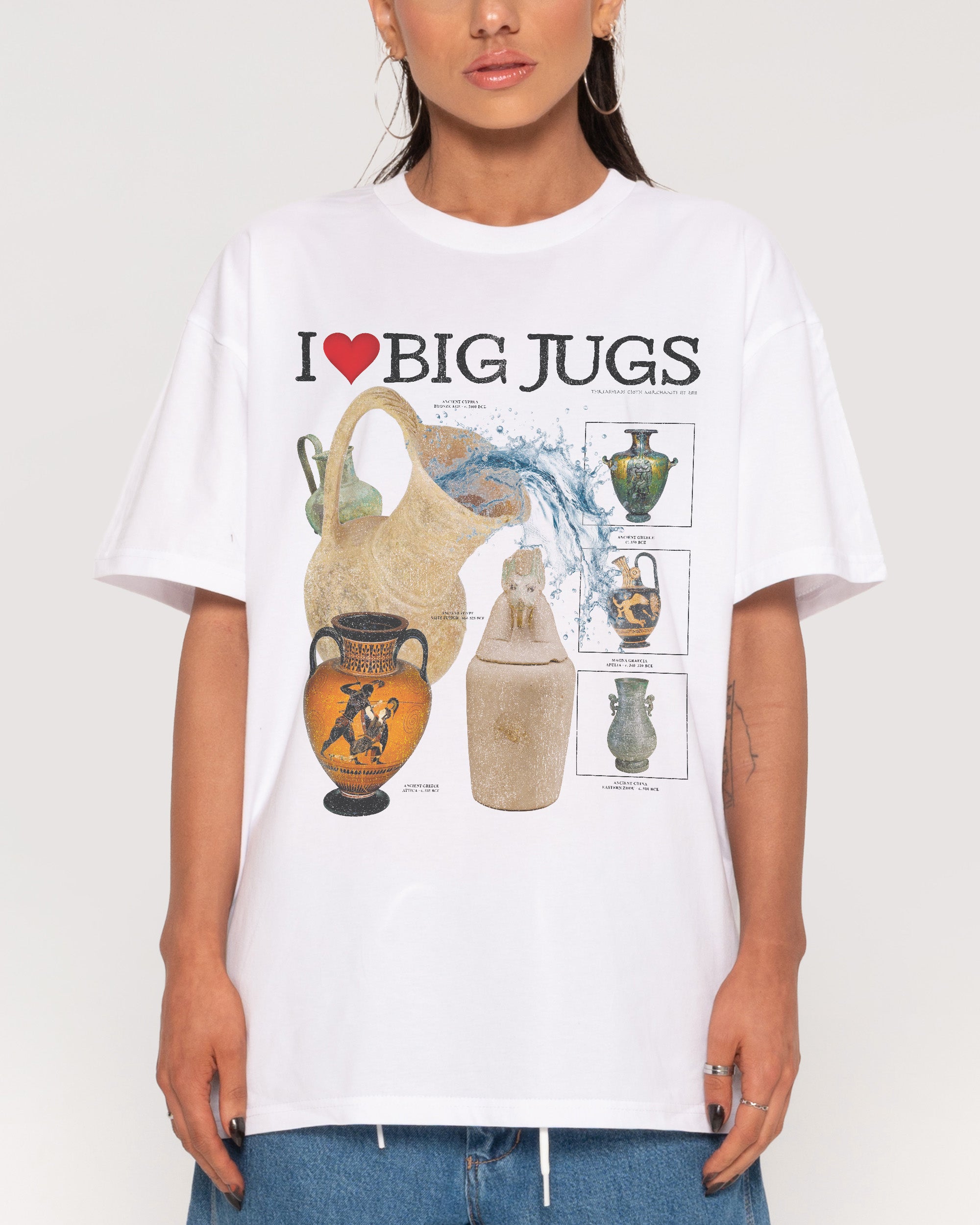 I Love Big Jugs White T-Shirt