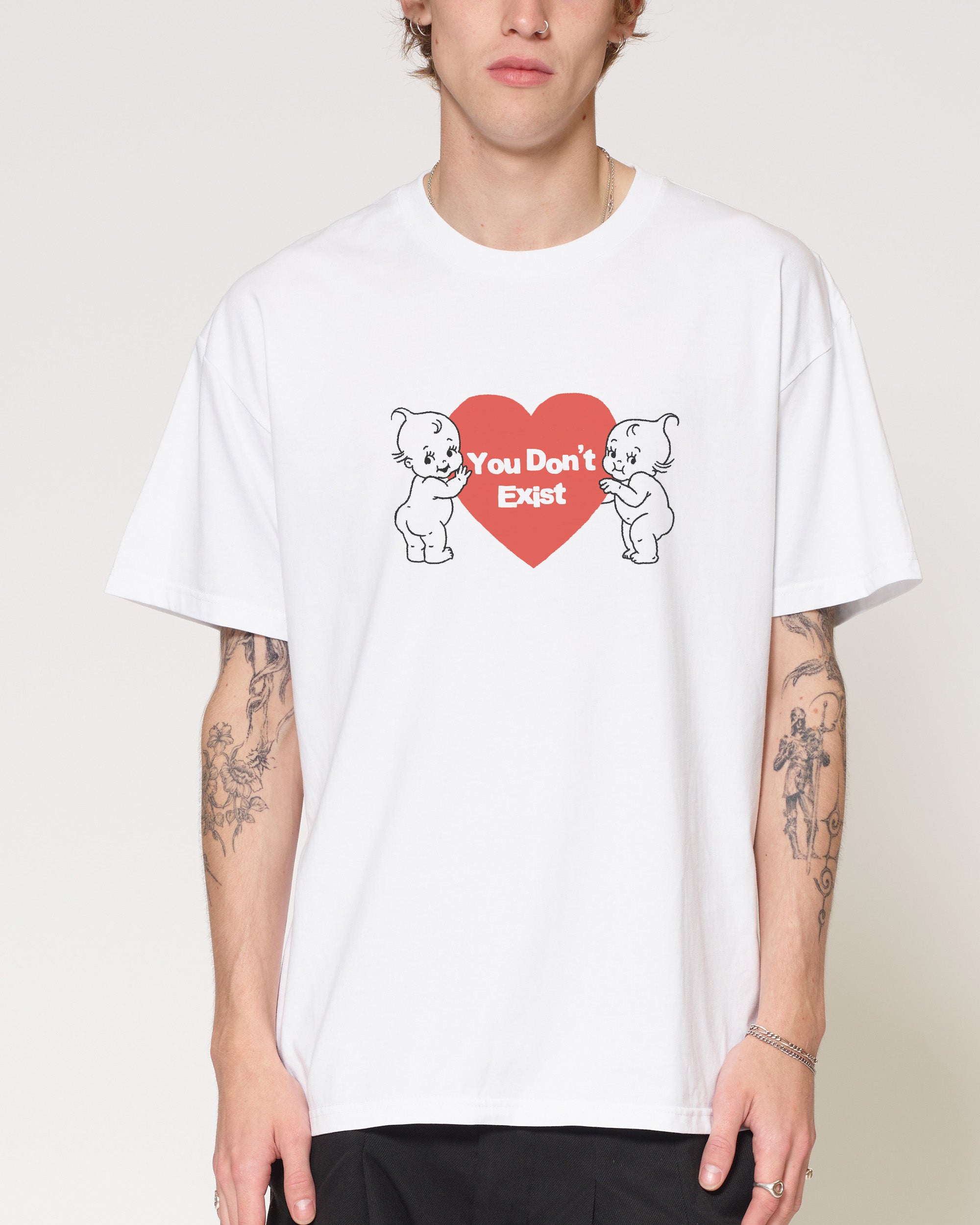 You Don’t Exist White T-Shirt