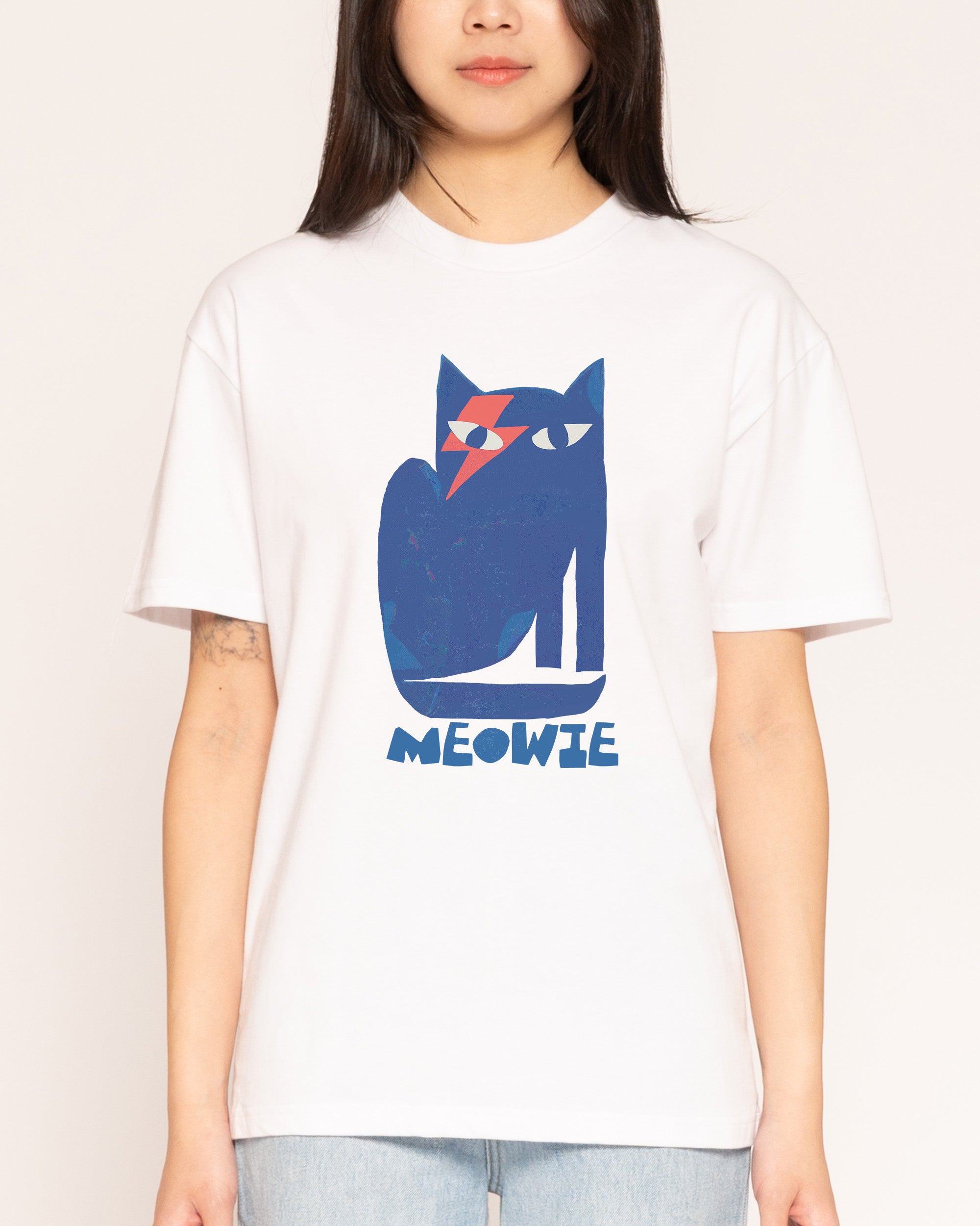 Meowie White T-Shirt