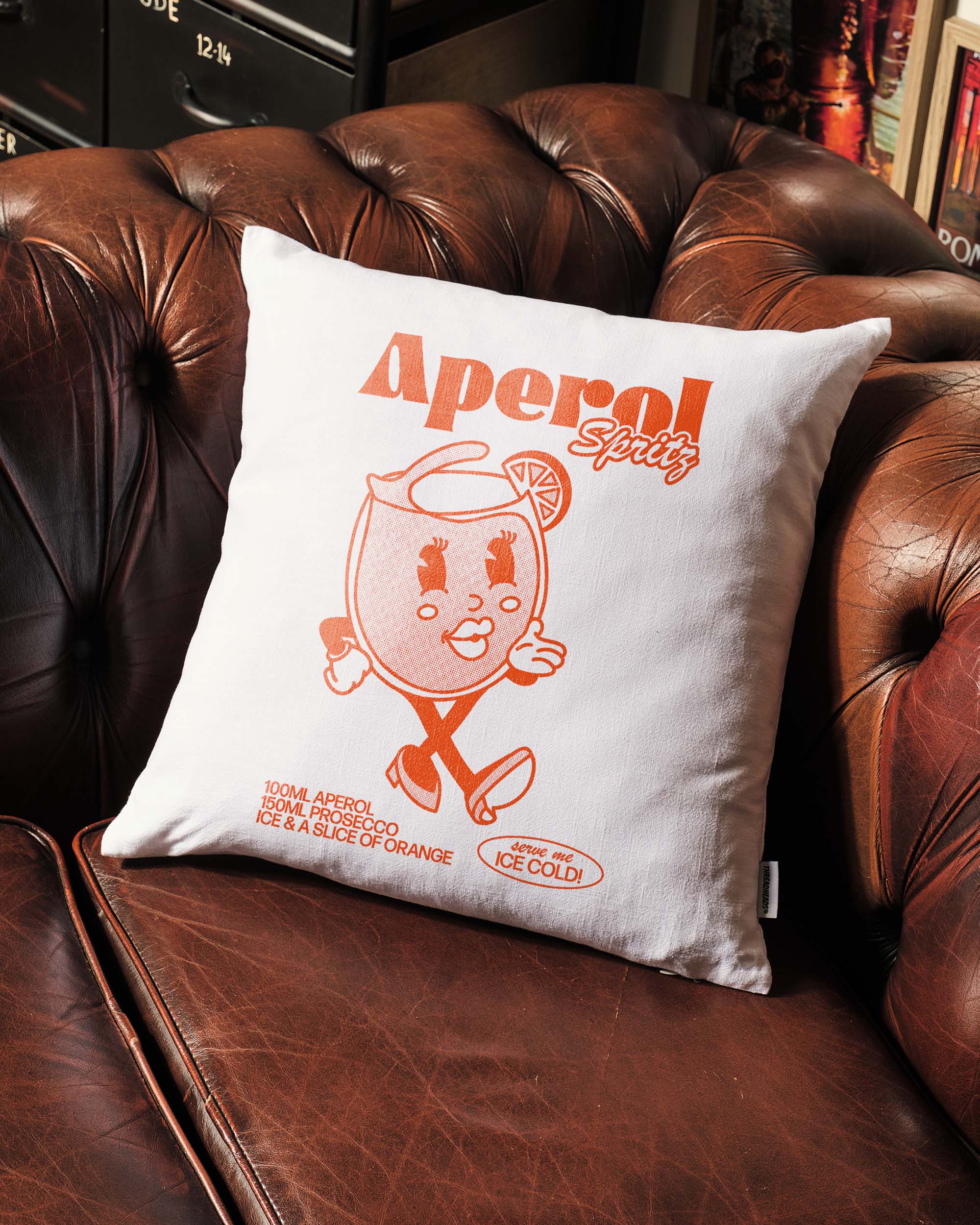 Aperol Spritz Cushion