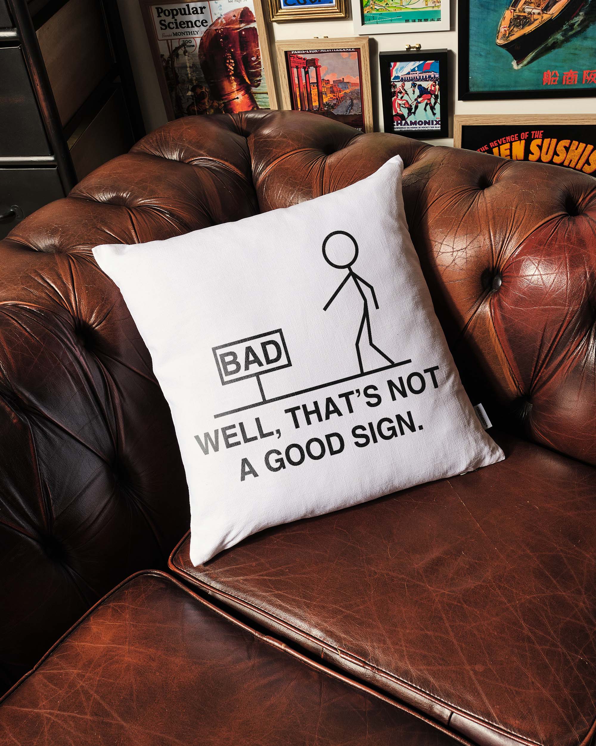 Not a Good Sign Cushion Australia Online