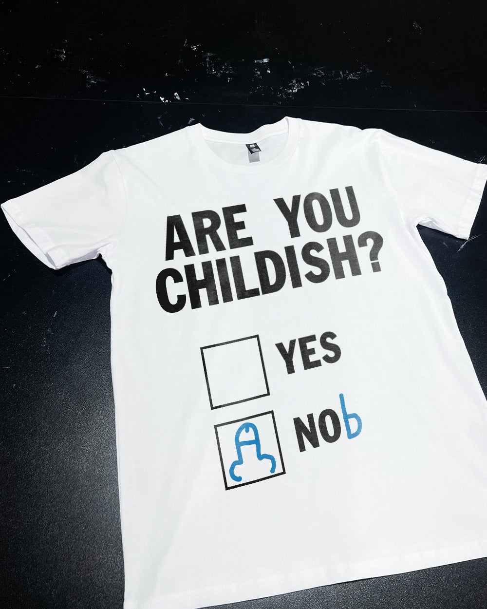 Are You Childish? T-Shirt Australia Online #colour_white