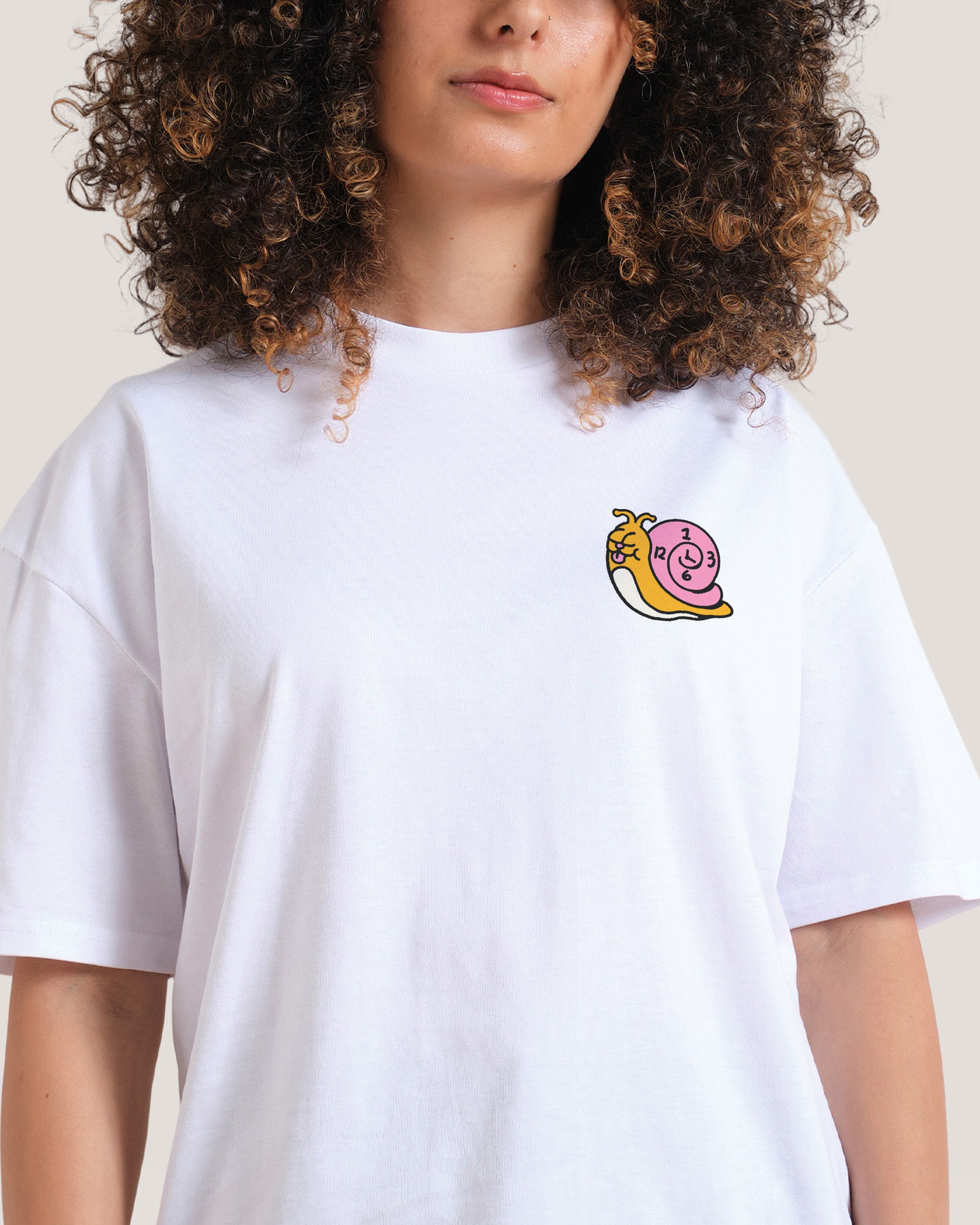 Time is on My Side Front and Back White T-Shirt