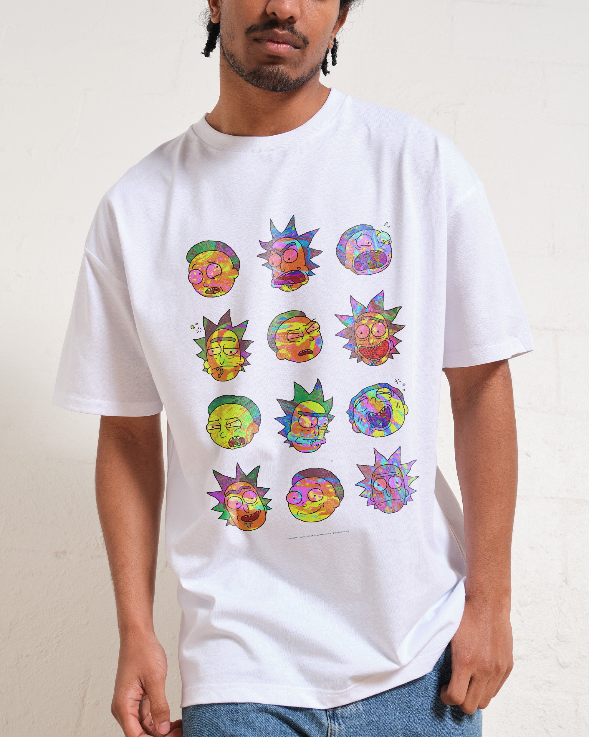 Rick and Morty Many Faces T-Shirt