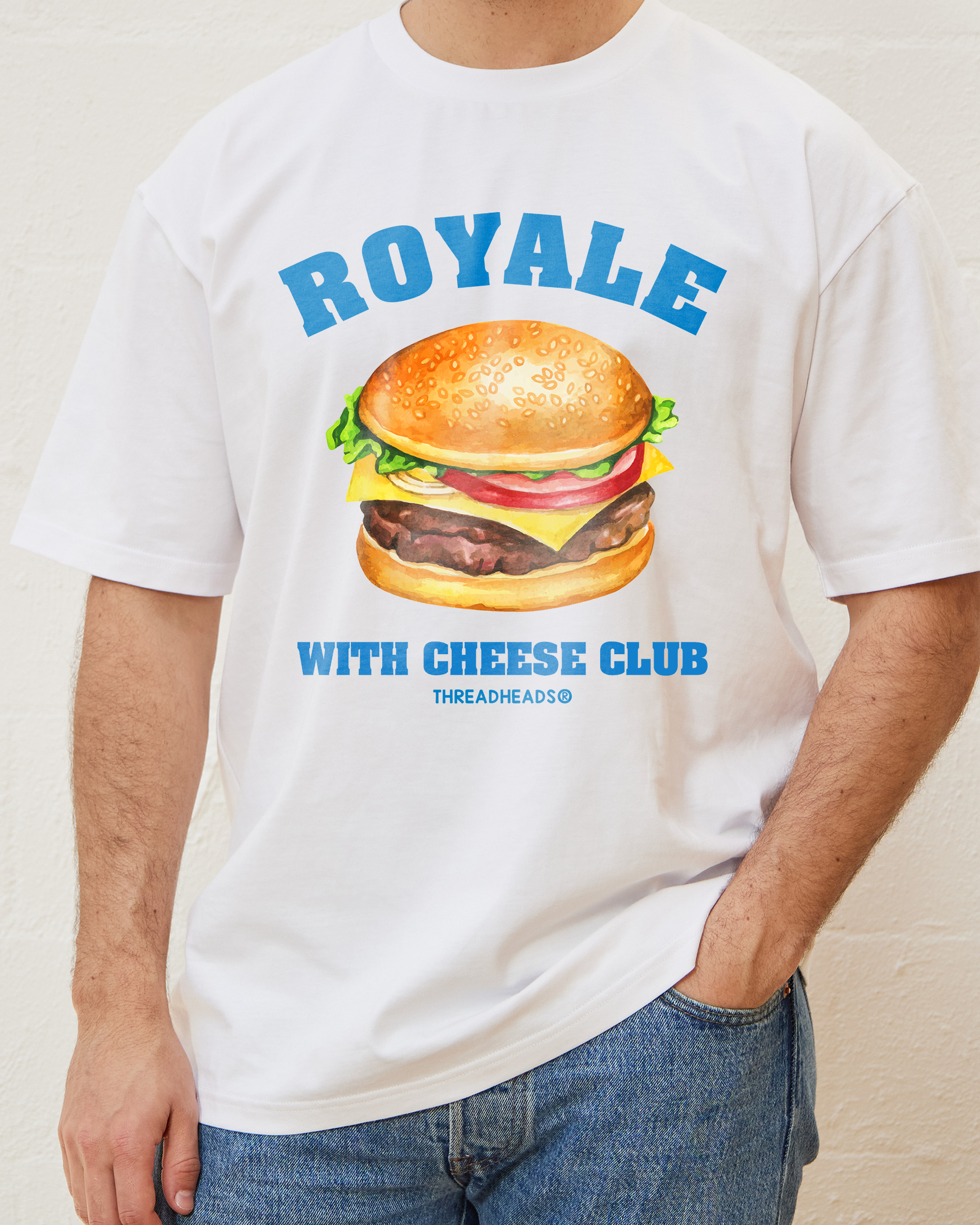 Royale With Cheese T-Shirt Australia Online White
