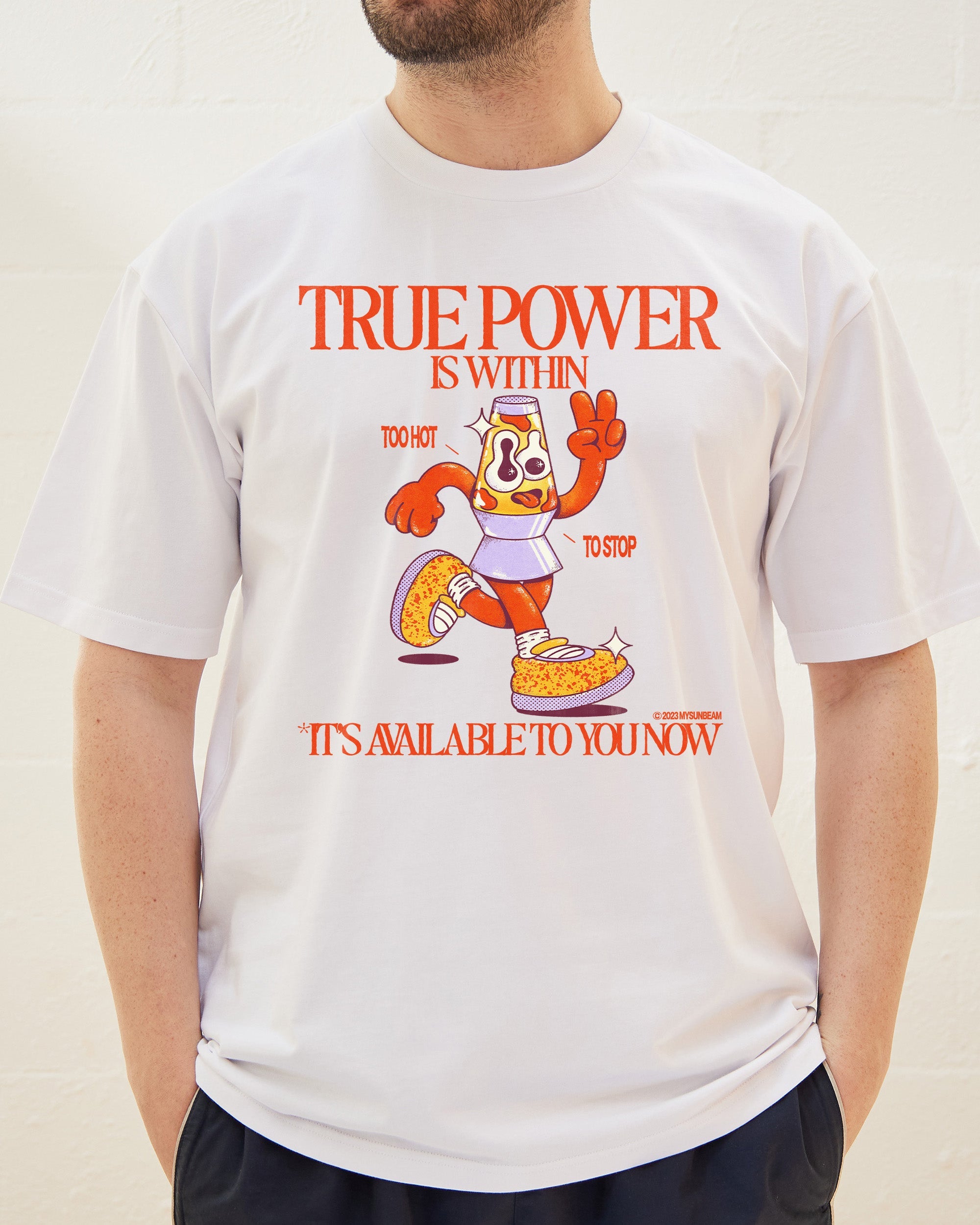 True Power T-Shirt Australia Online White