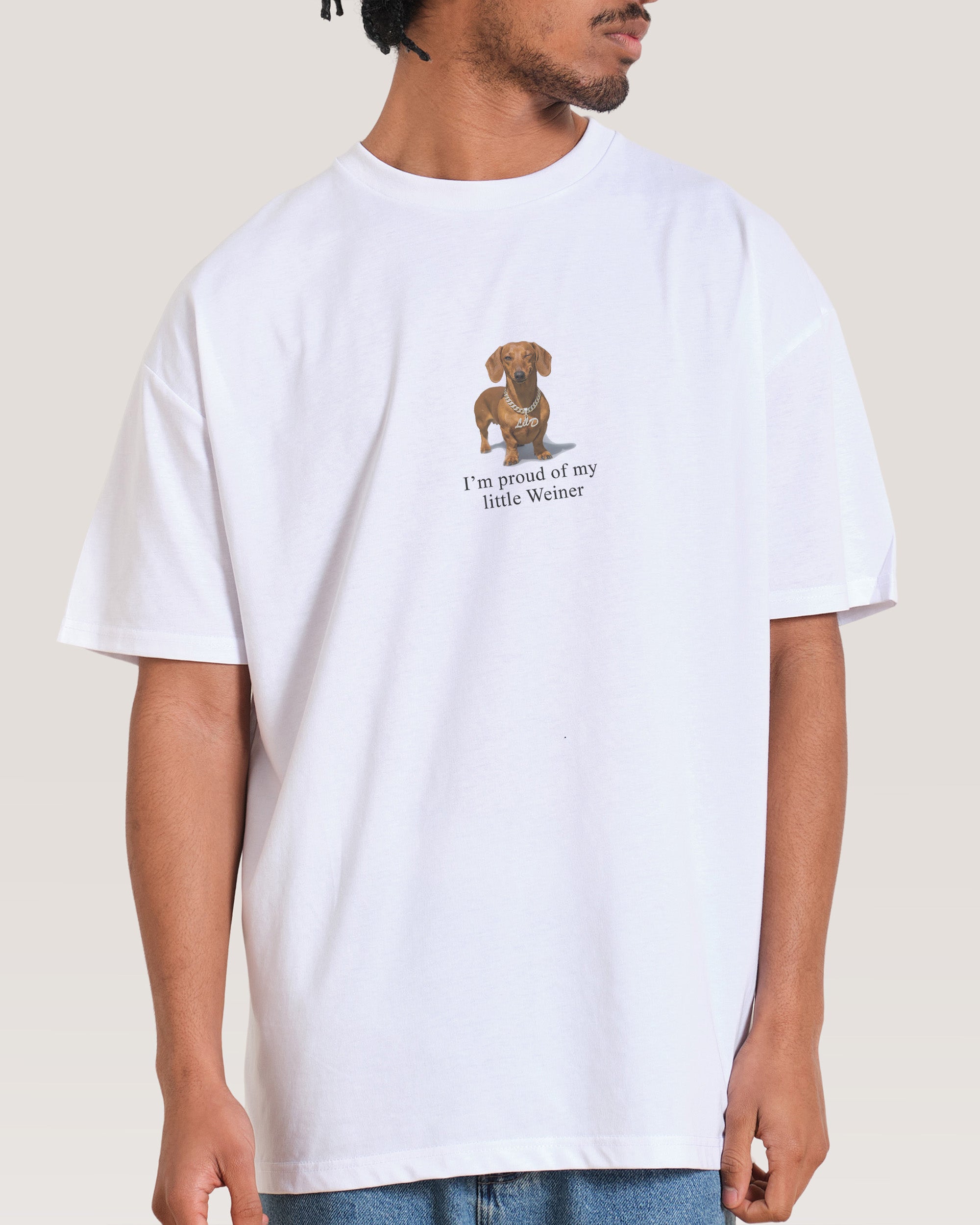 Little Weiner White T-Shirt