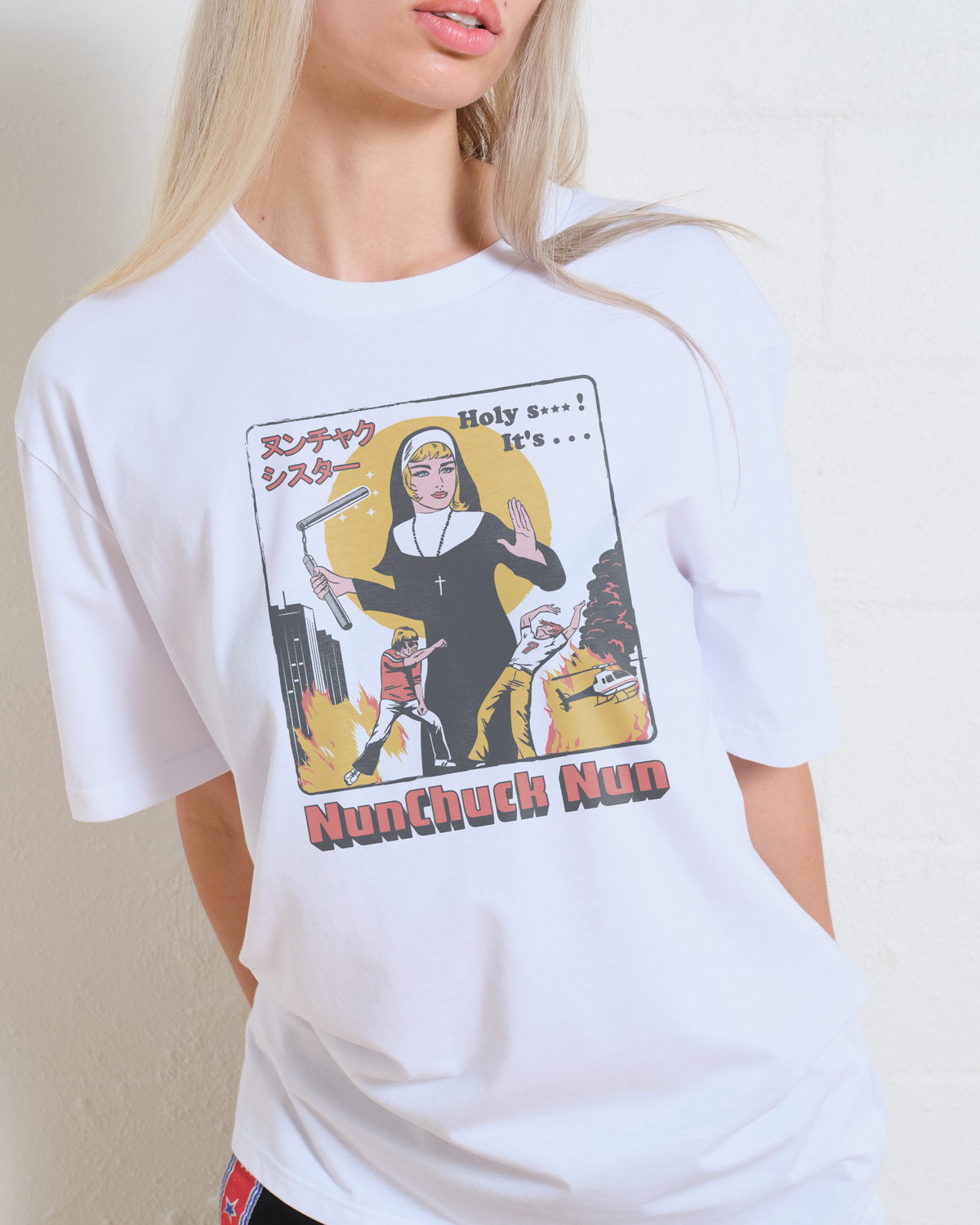 Nunchuck Nun T-Shirt | Funny T-Shirt Australia