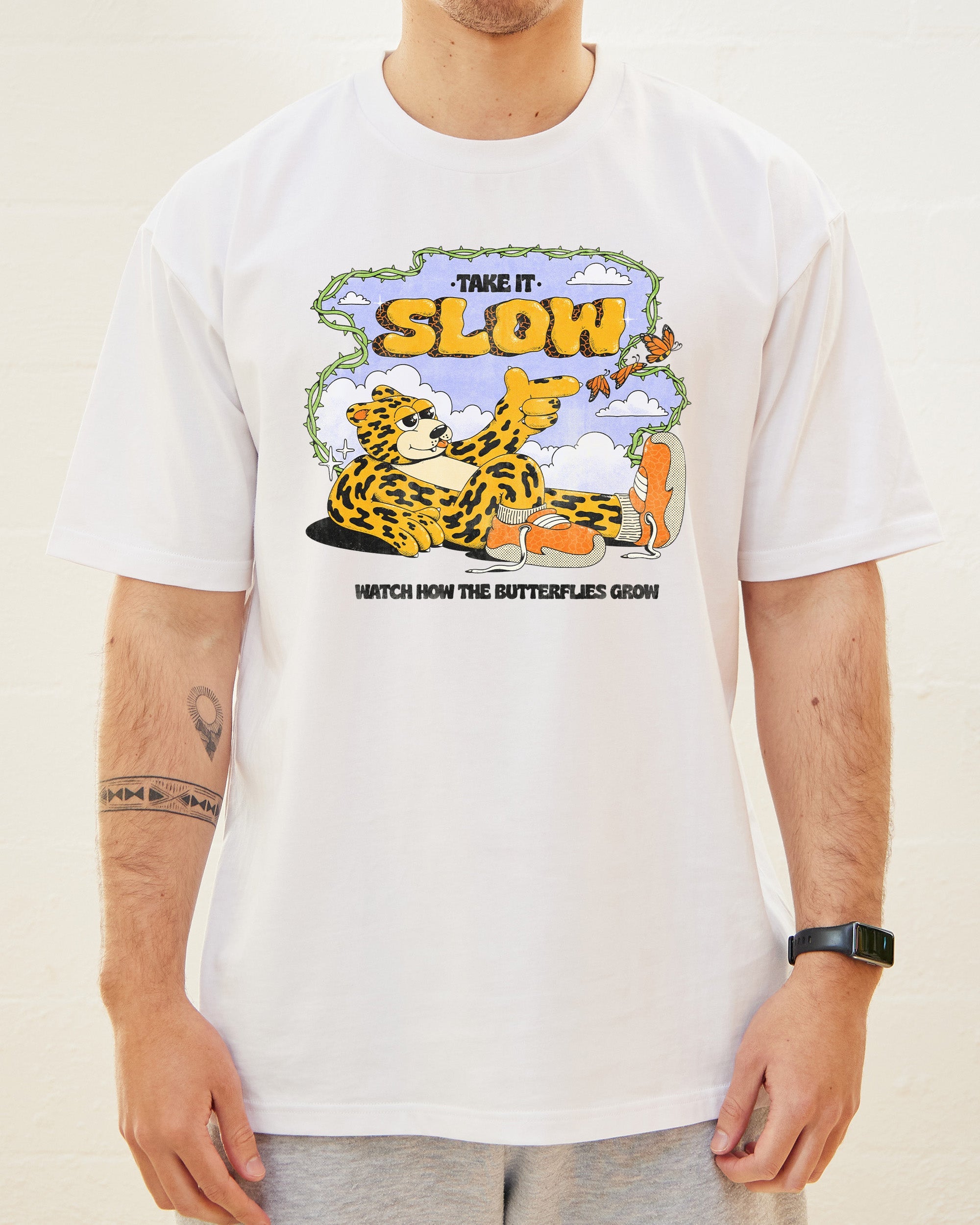 Take It Slow T-Shirt Australia Online White