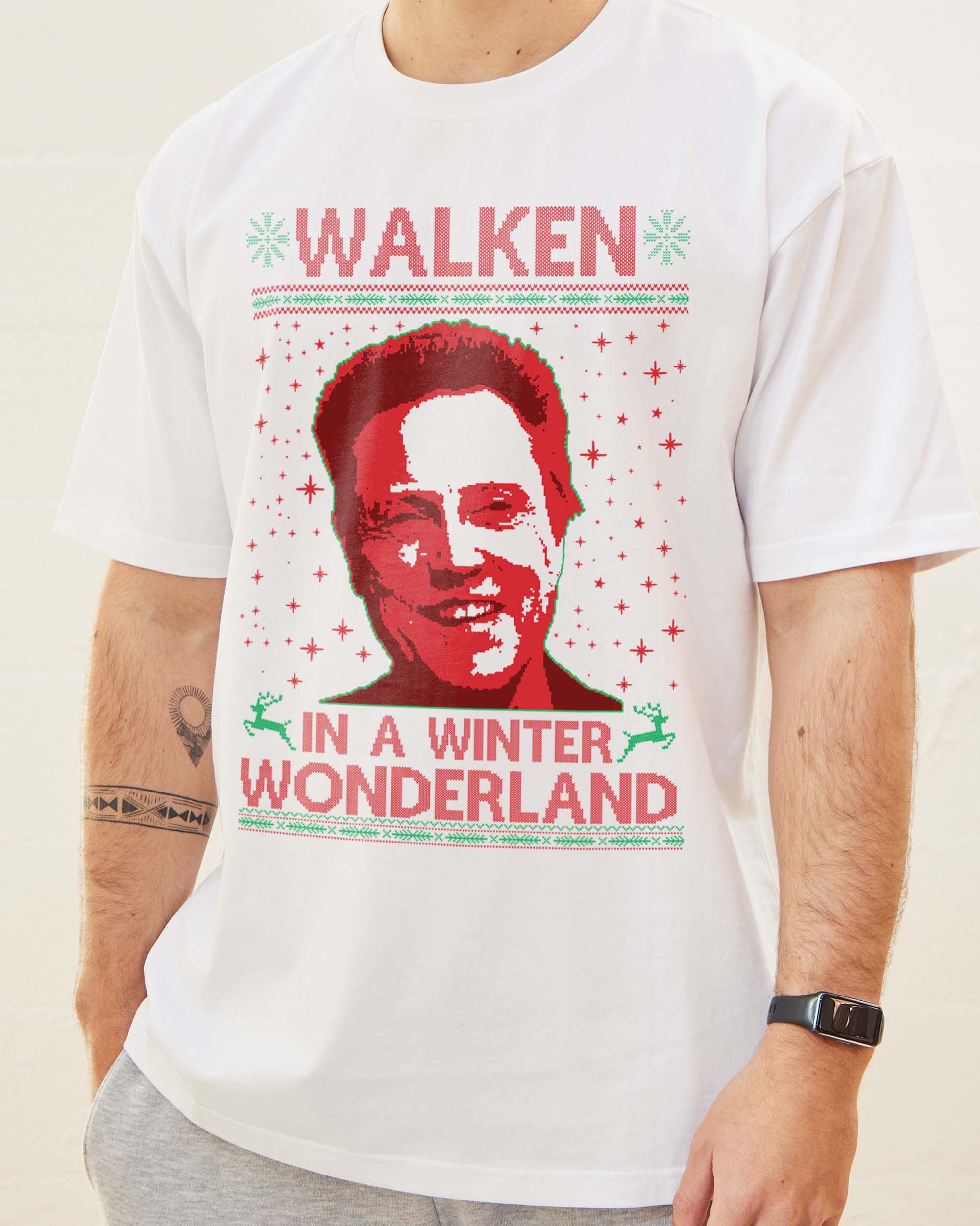 Walken In A Winter Wonderland T-Shirt Australia Online White