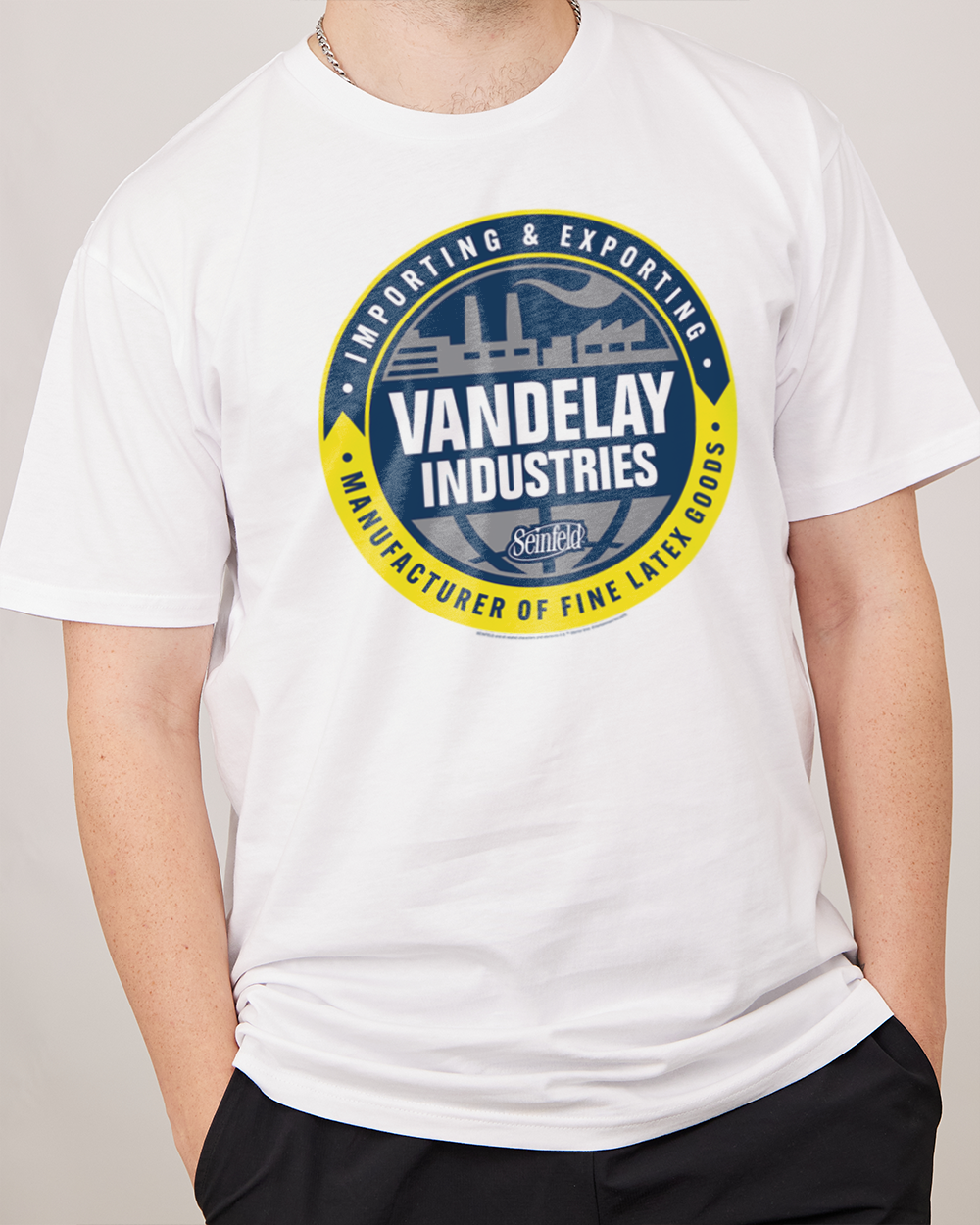 Vandelay Industries Logo T-Shirt White